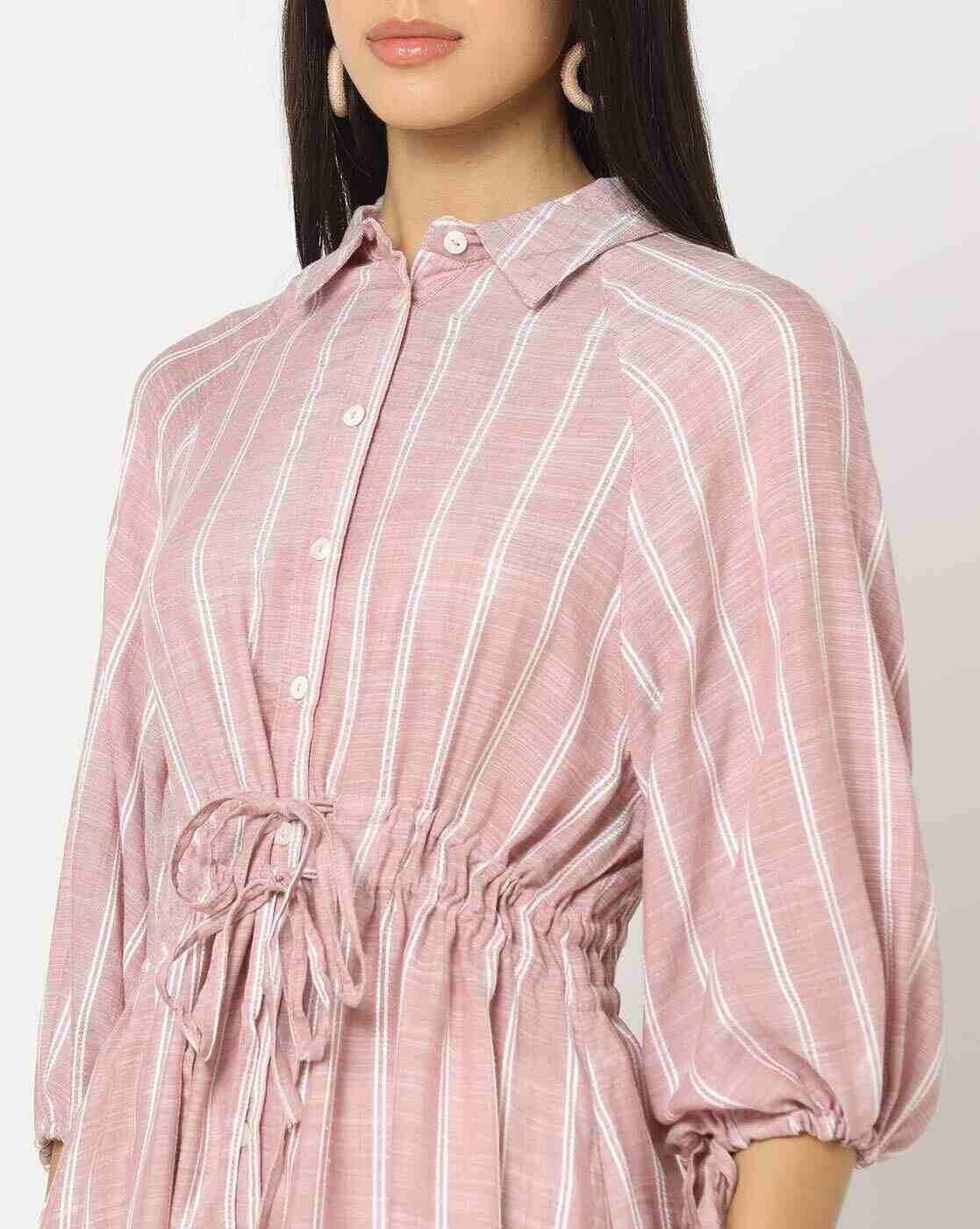 DNMX | Women Striped Relaxed Fit Tunic|3