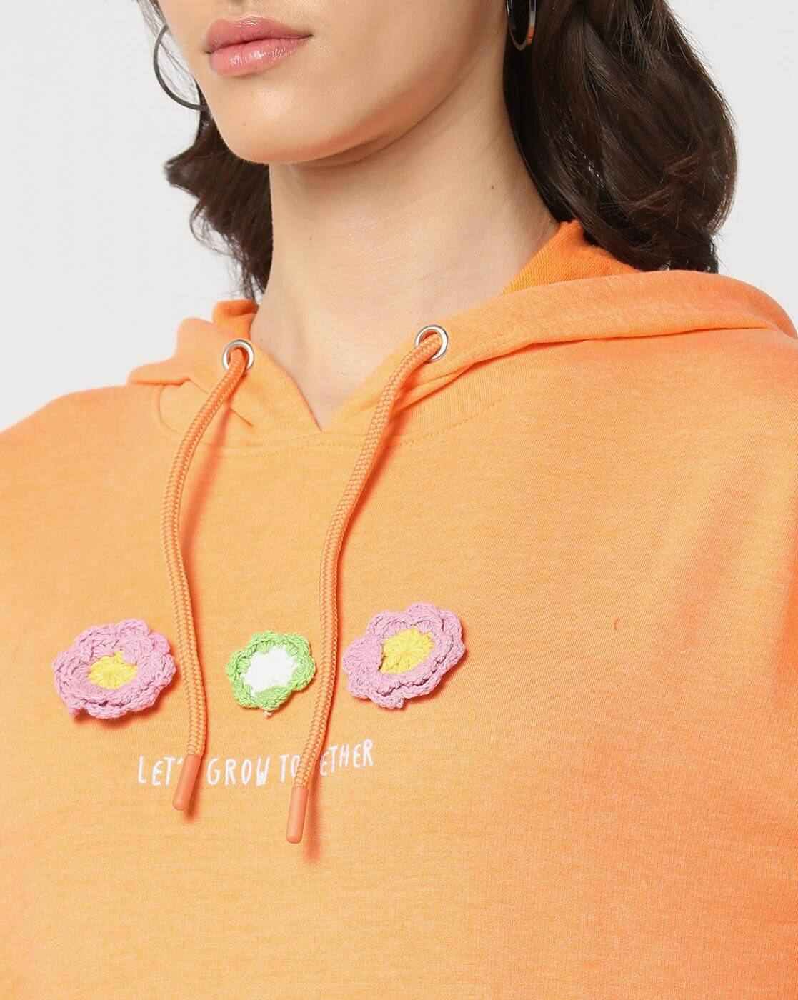 DNMX | Hoodie with Crochet Flowers|3