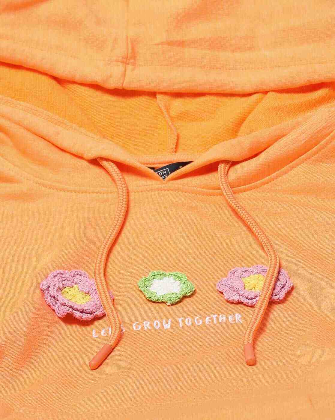 DNMX | Hoodie with Crochet Flowers|4