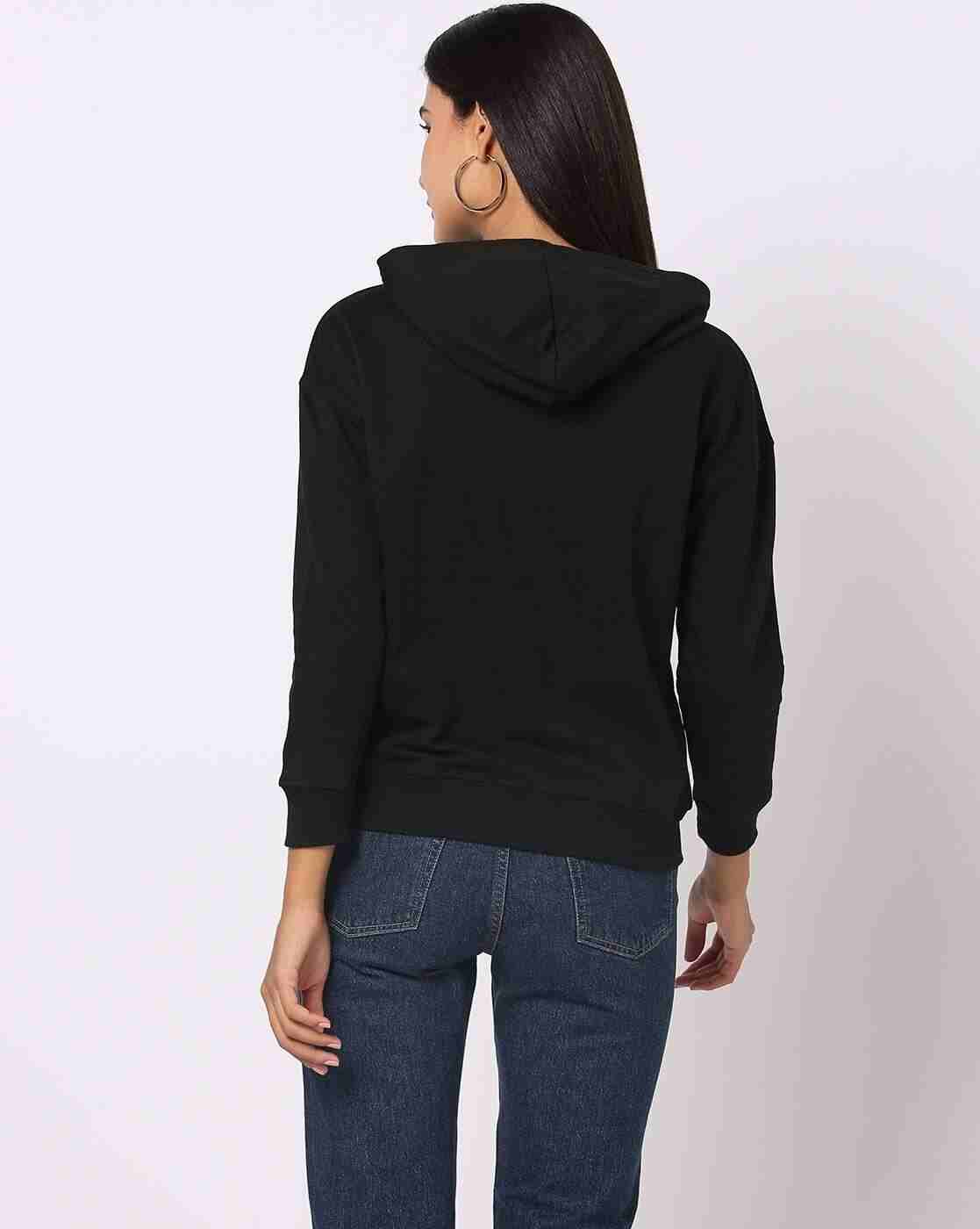 DNMX | Typographic Print Hoodie with Kangaroo Pocket|2
