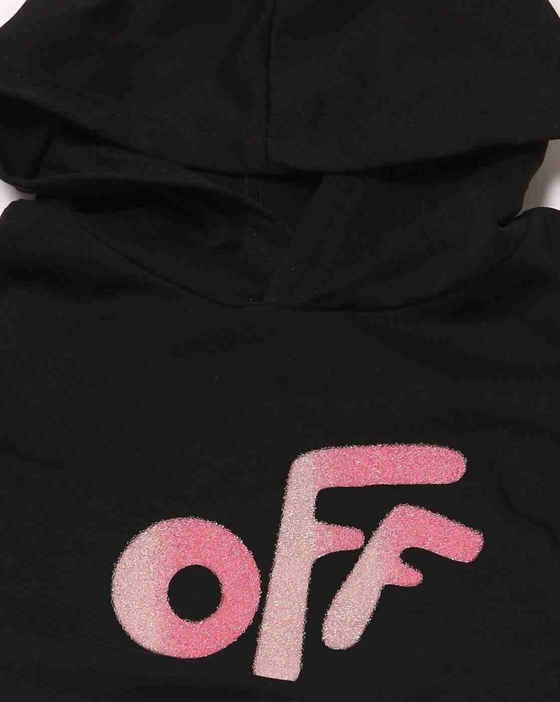 DNMX | Typographic Print Hoodie with Kangaroo Pocket|4