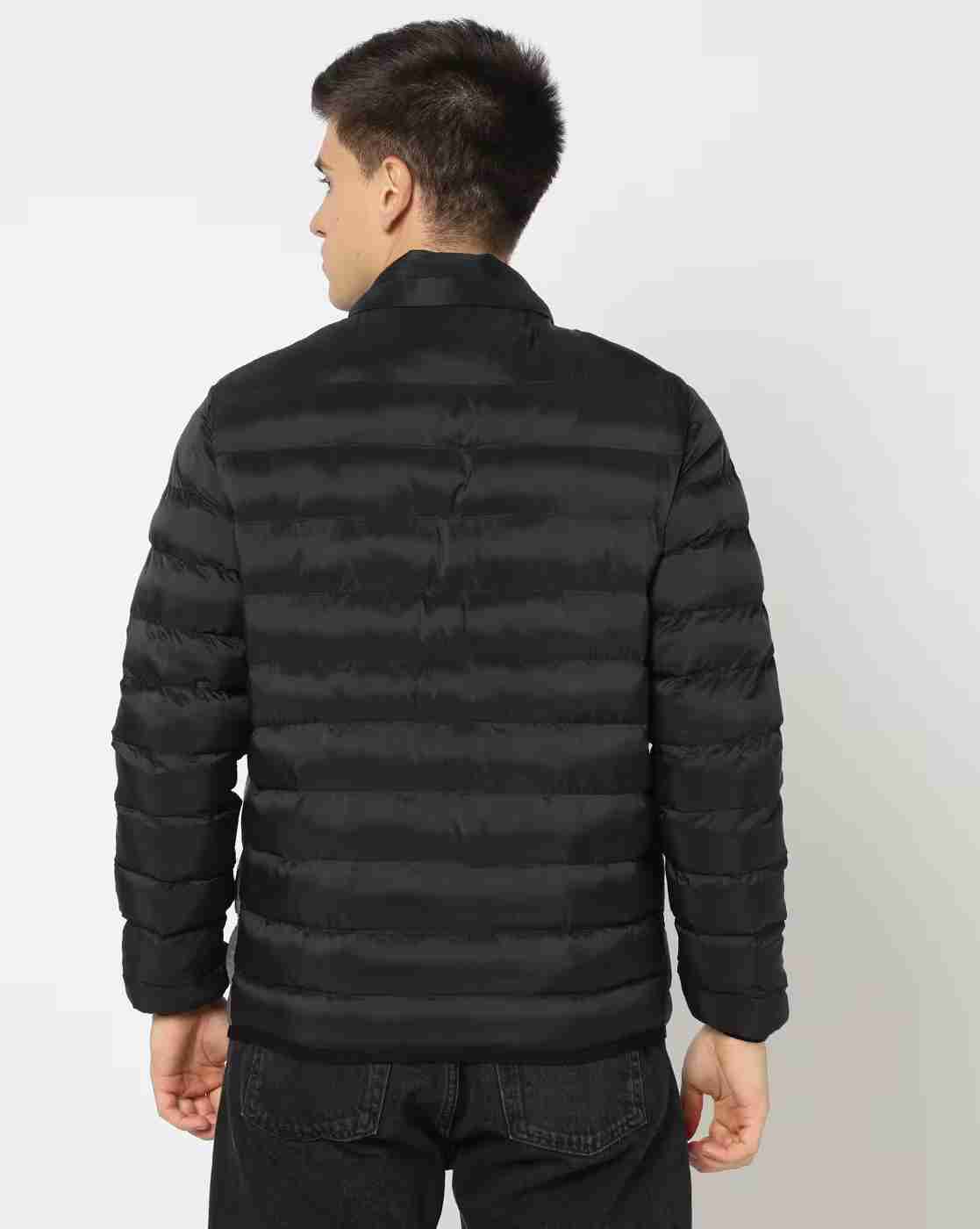 DNMX | Men Quilted Slim Fit Hooded Puffer Jacket|2