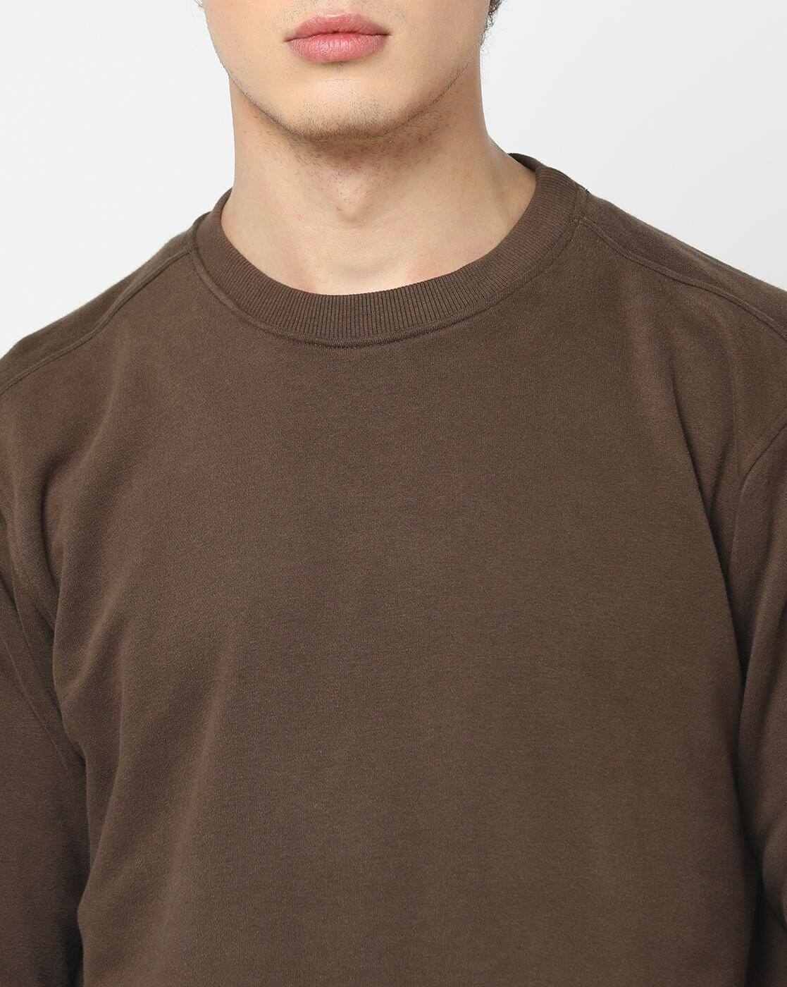 DNMX | Men Slim Fit Crew-Neck Sweatshirt|3