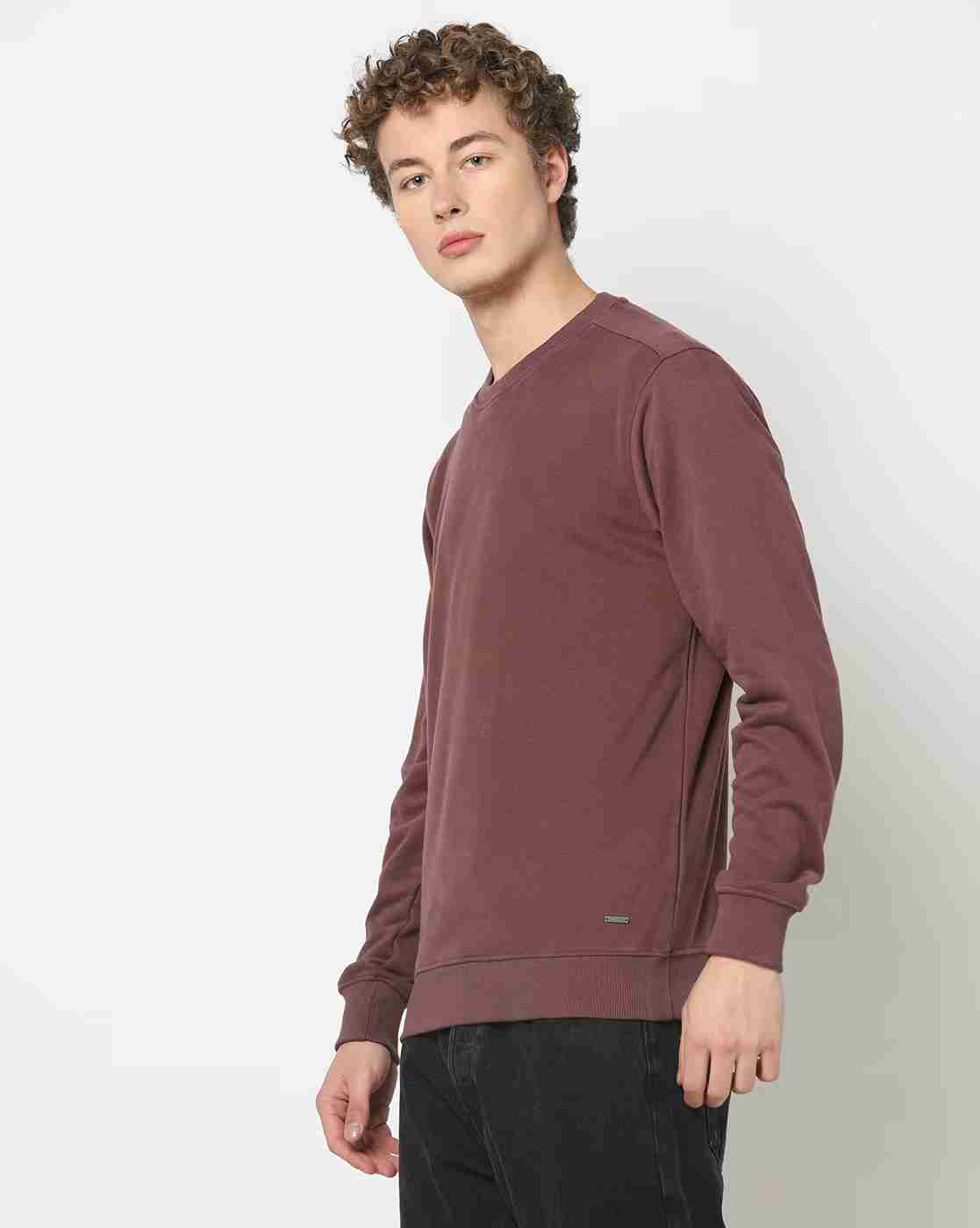 DNMX | Men Slim Fit Crew-Neck Sweatshirt|1
