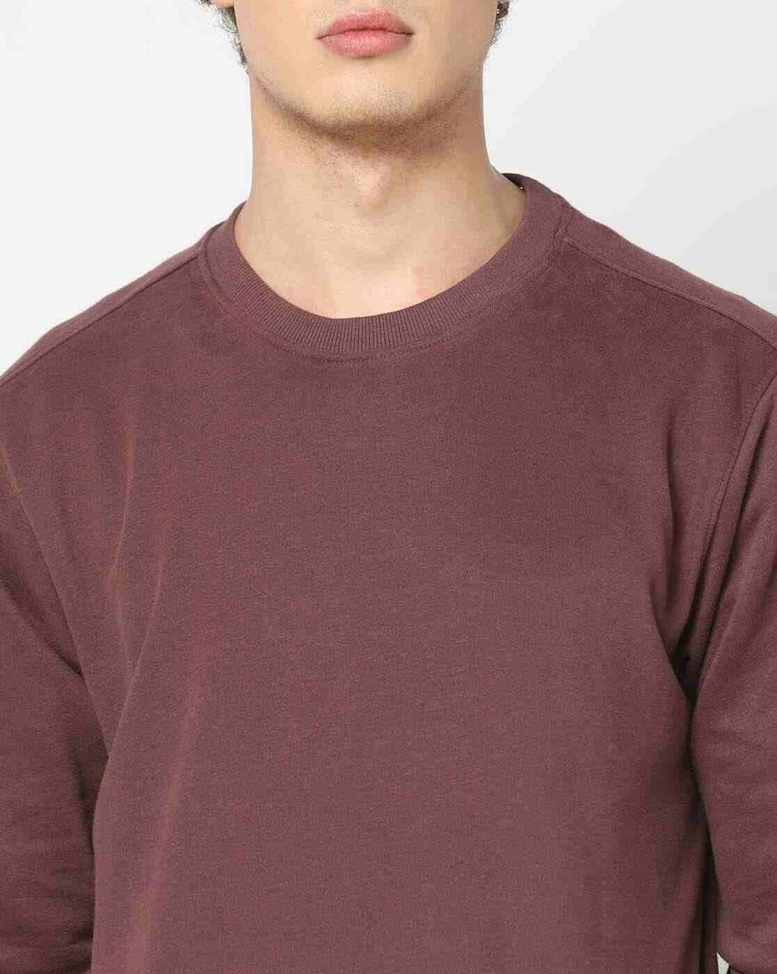 DNMX | Men Slim Fit Crew-Neck Sweatshirt|3