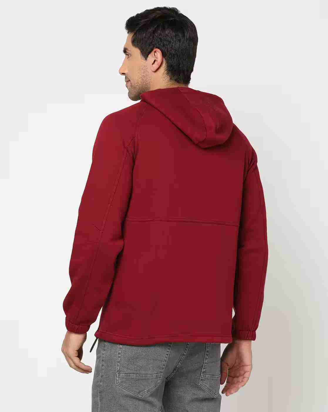 DNMX | Slim Fit Hoodie with Half-Zip Closure|2