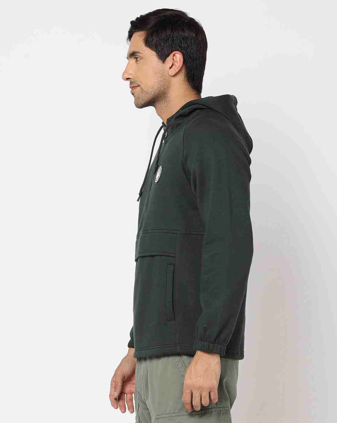 DNMX | Slim Fit Hoodie with Half-Zip Closure|1