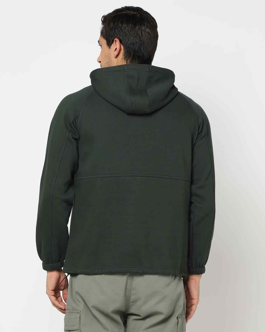 DNMX | Slim Fit Hoodie with Half-Zip Closure|2