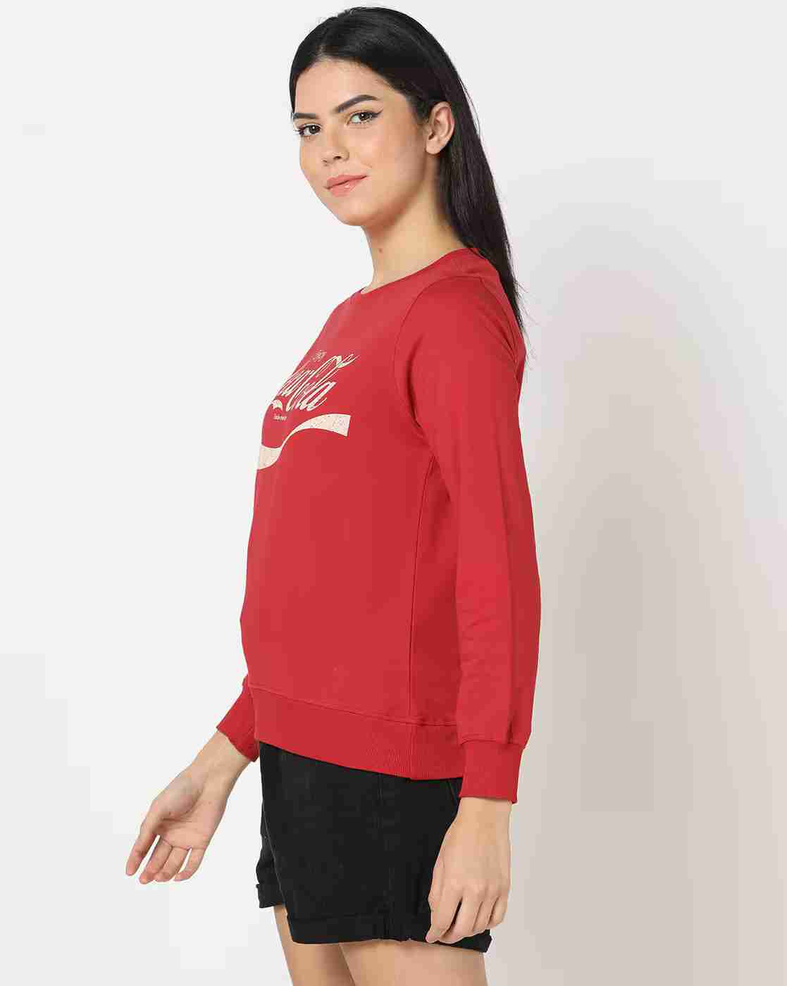 DNMX | Typographic Print Crew-Neck Sweatshirt|1