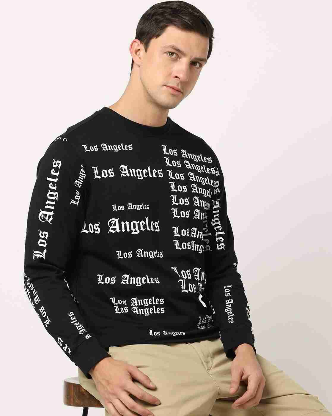 DNMX | Typographic Print Crew-Neck Sweatshirt|0