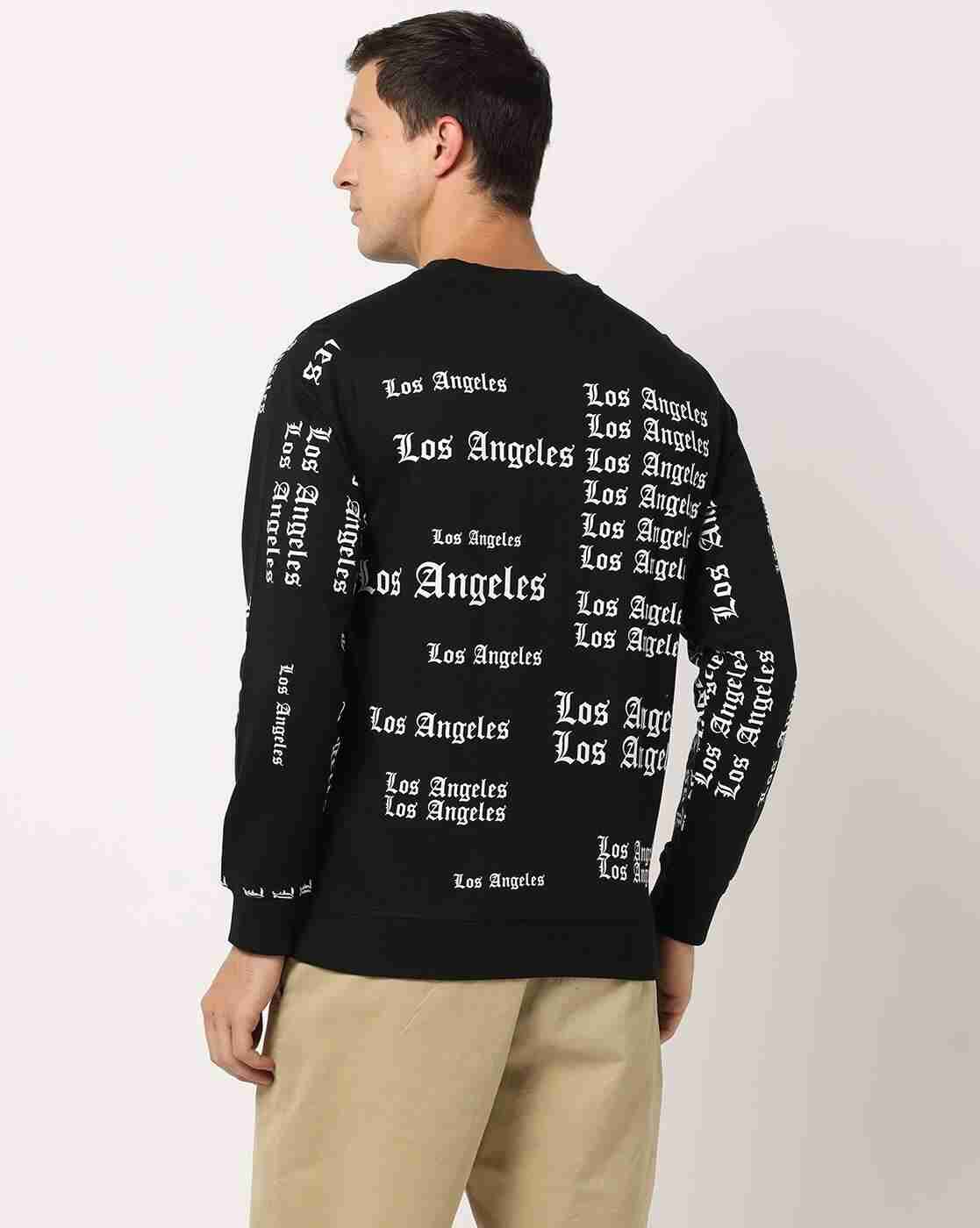 DNMX | Typographic Print Crew-Neck Sweatshirt|2