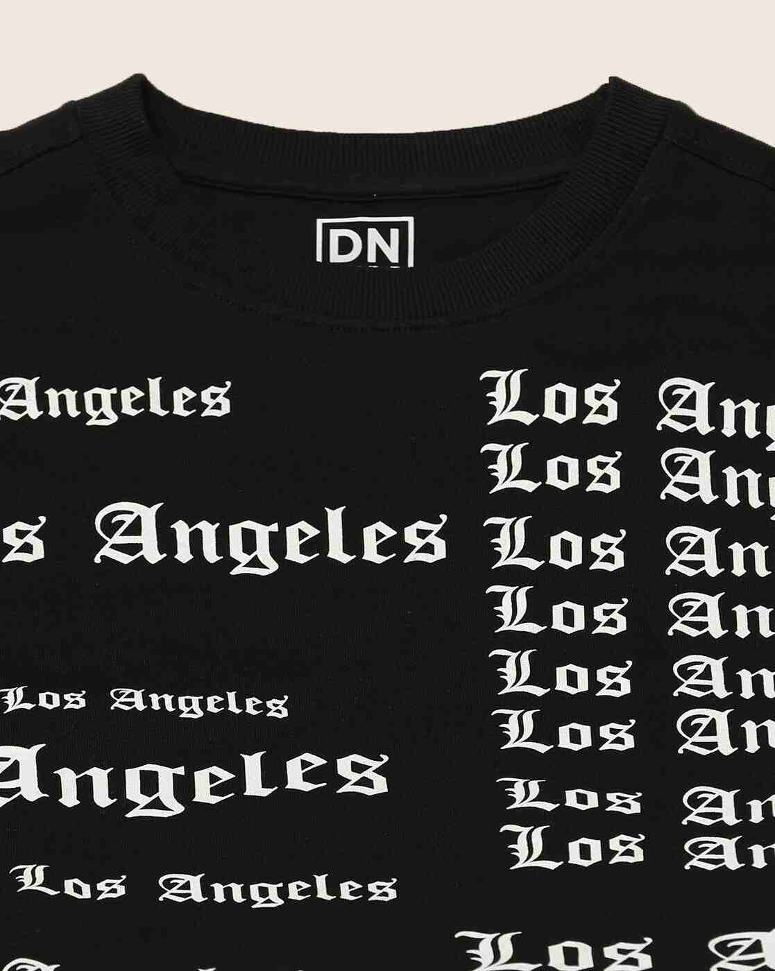 DNMX | Typographic Print Crew-Neck Sweatshirt|5