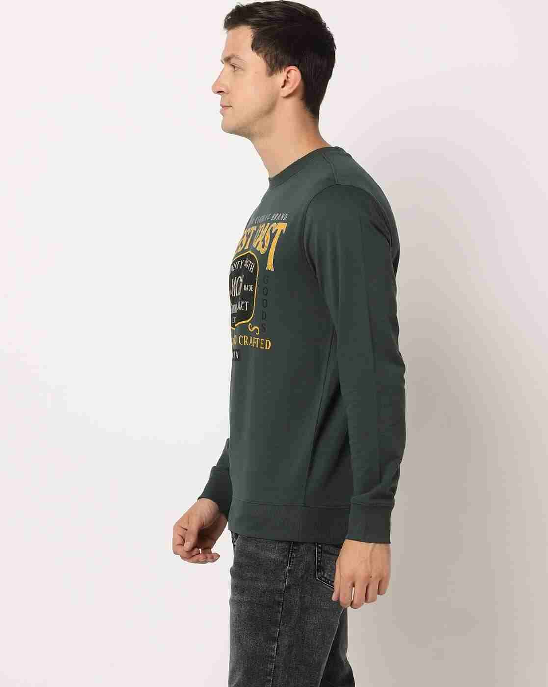 DNMX | Typographic Print Slim Fit Sweatshirt|1