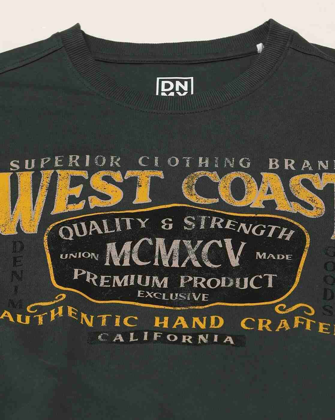 DNMX | Typographic Print Slim Fit Sweatshirt|5