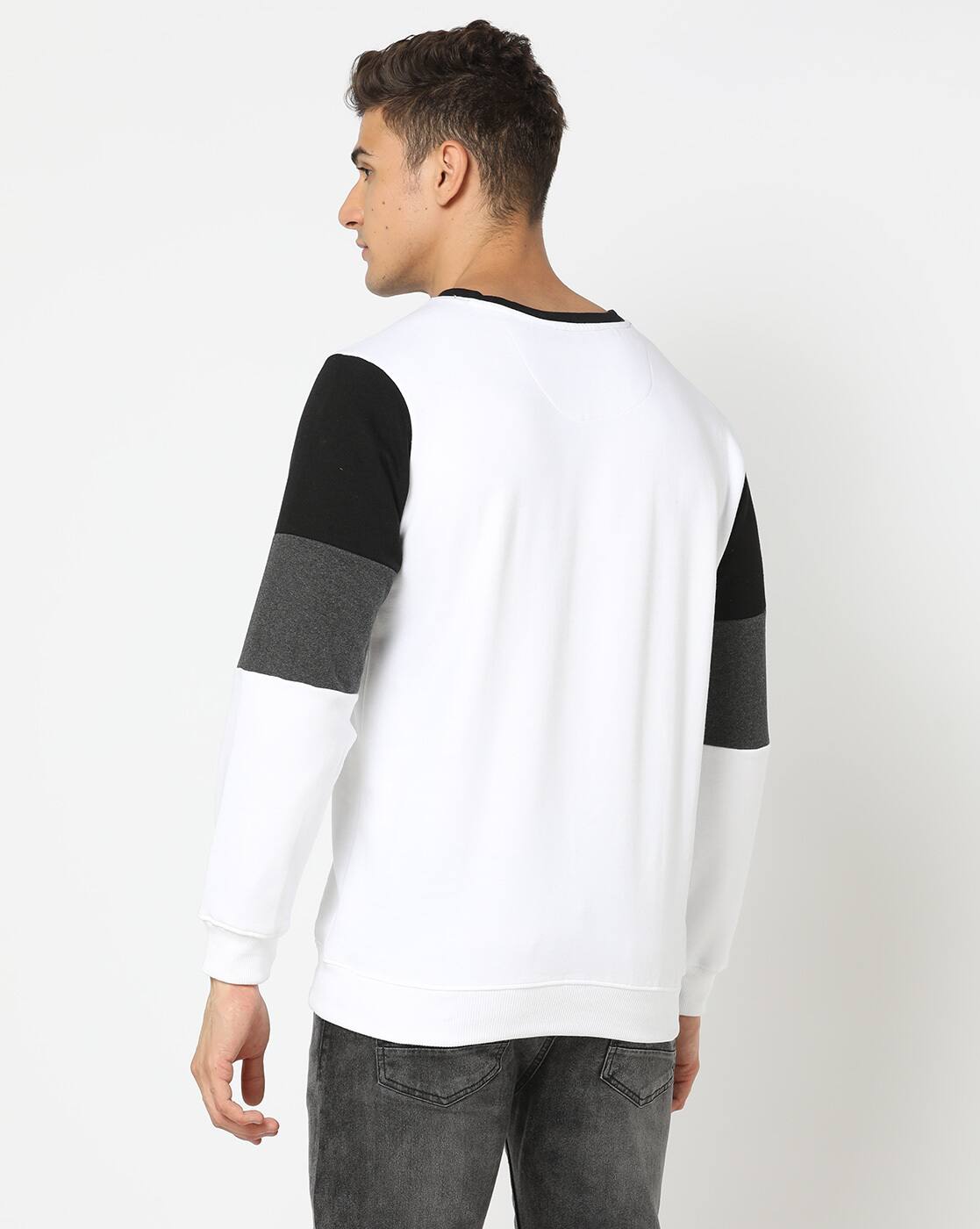 DNMX | Printed Slim Fit Crew-Neck Sweatshirt|2
