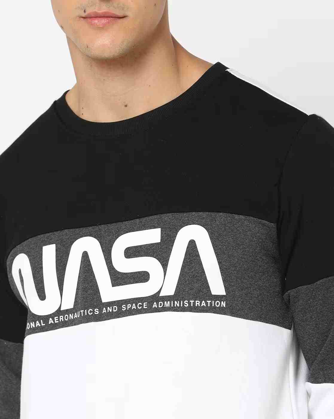 DNMX | Printed Slim Fit Crew-Neck Sweatshirt|3
