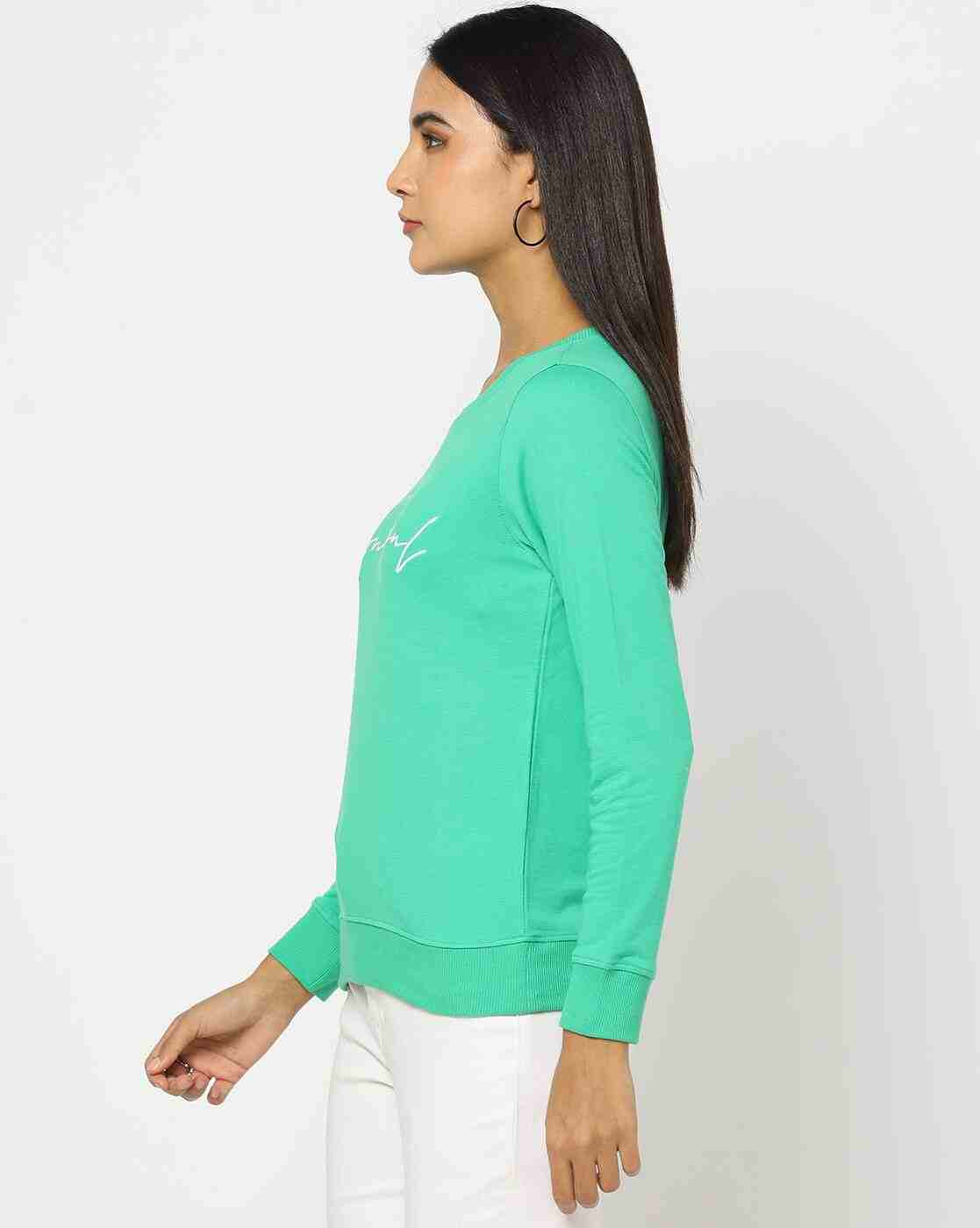 DNMX | Typographic Embroidered Crew-Neck Sweatshirt|1