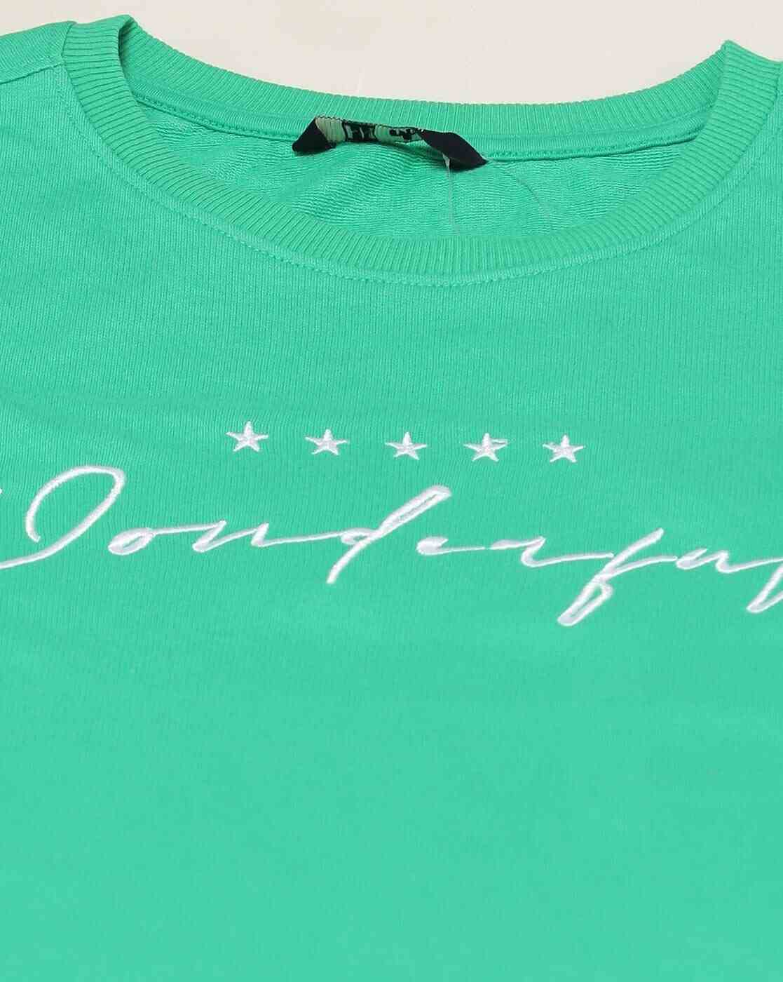 DNMX | Typographic Embroidered Crew-Neck Sweatshirt|4