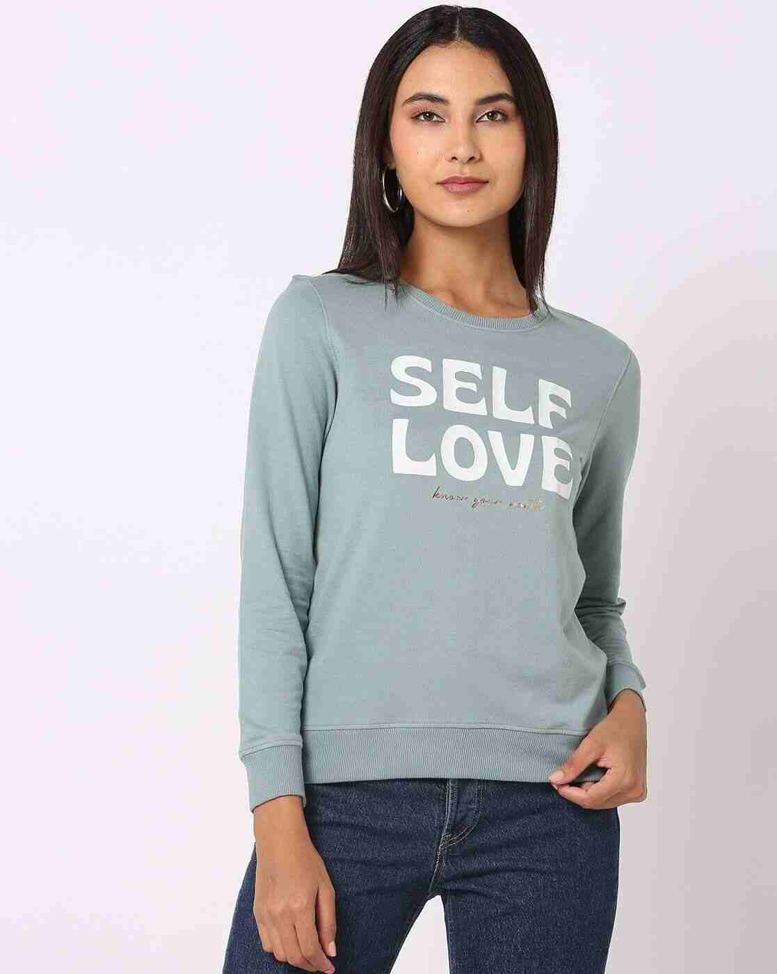 DNMX | Typographic Print Relaxed Fit Sweatshirt|0