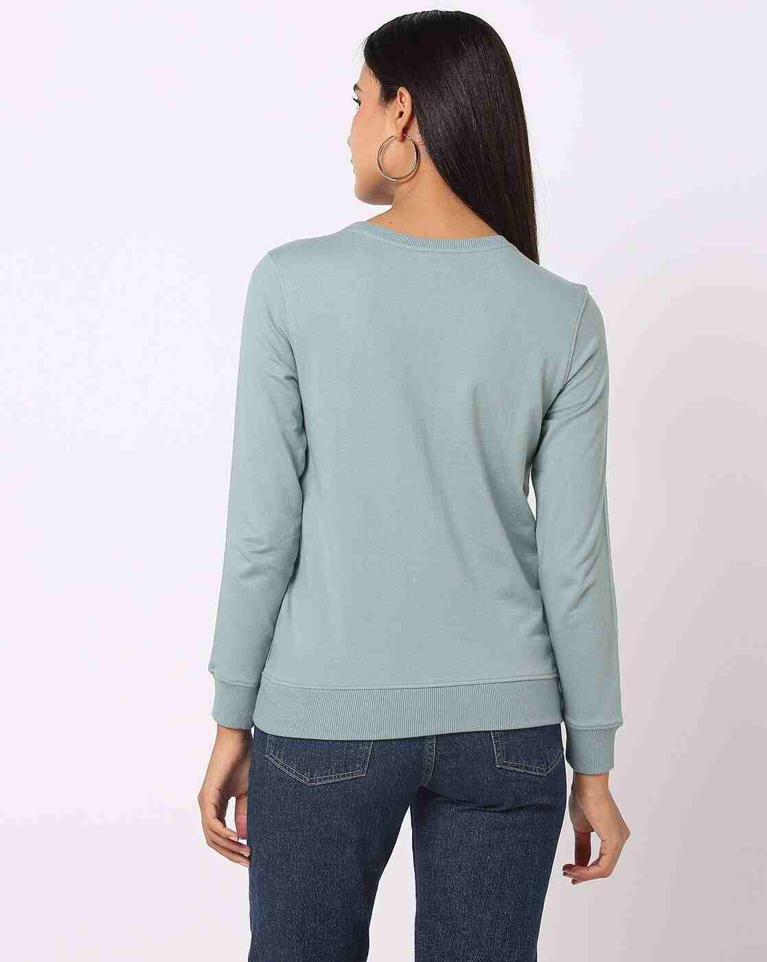 DNMX | Typographic Print Relaxed Fit Sweatshirt|2