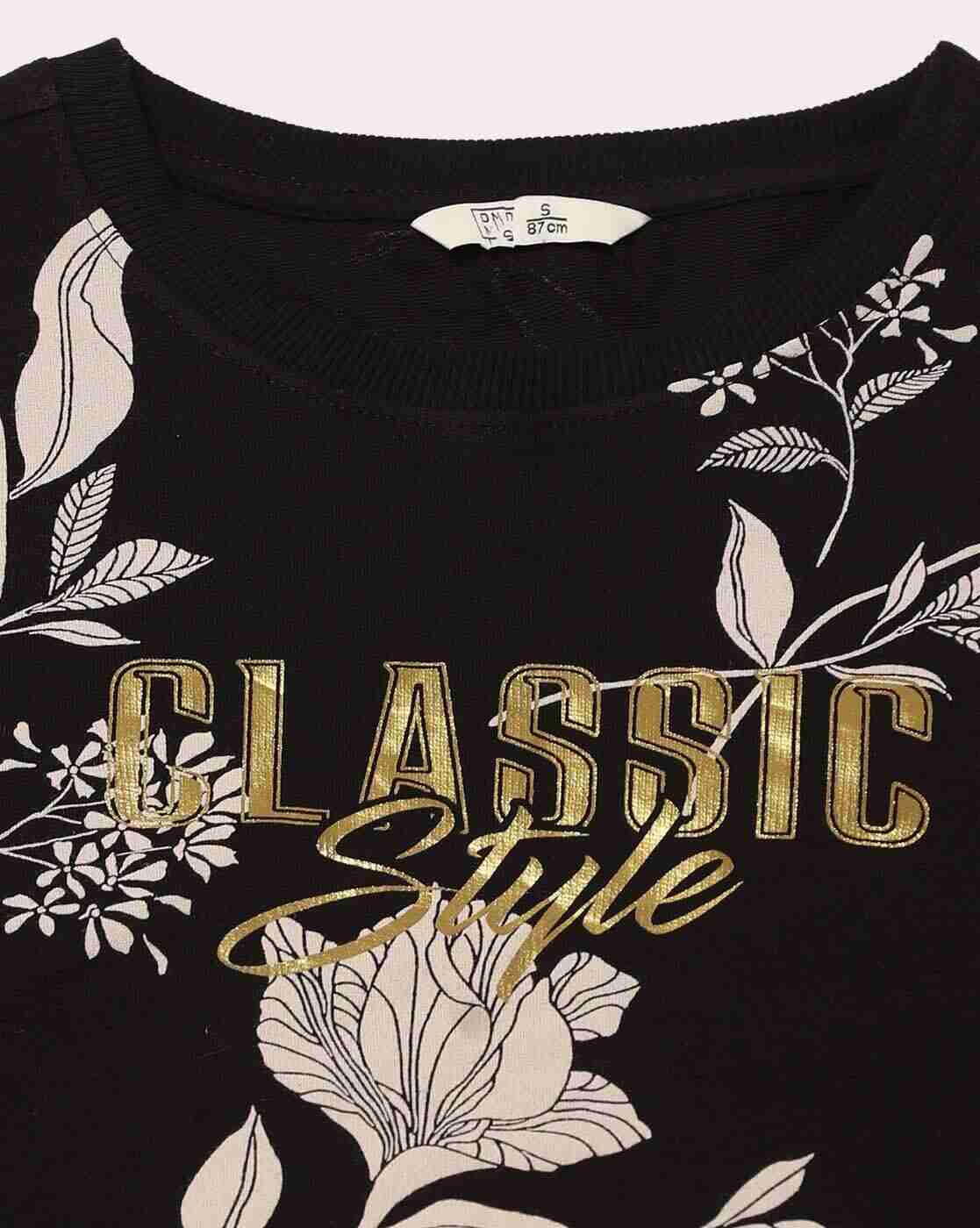 DNMX | Floral Print Crew-Neck Sweatshirt|4