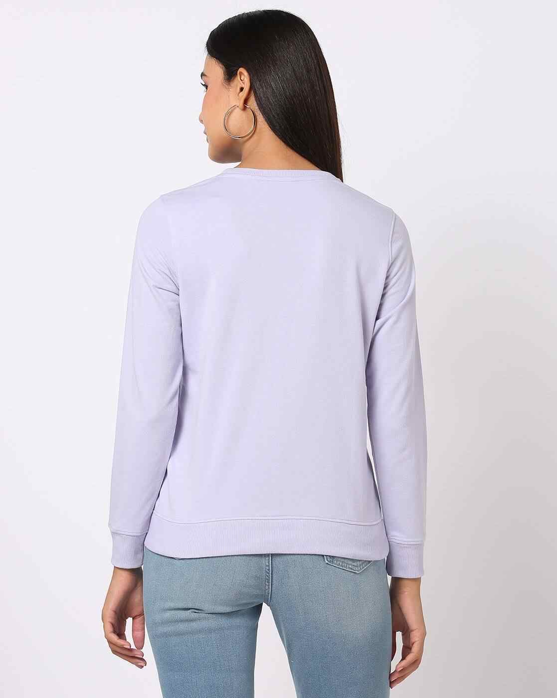 DNMX | Typographic Print Relaxed Fit Sweatshirt|2