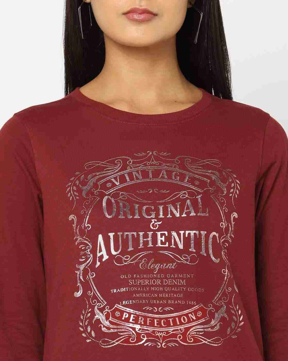 DNMX | Typographic Print Relaxed Fit Sweatshirt|3