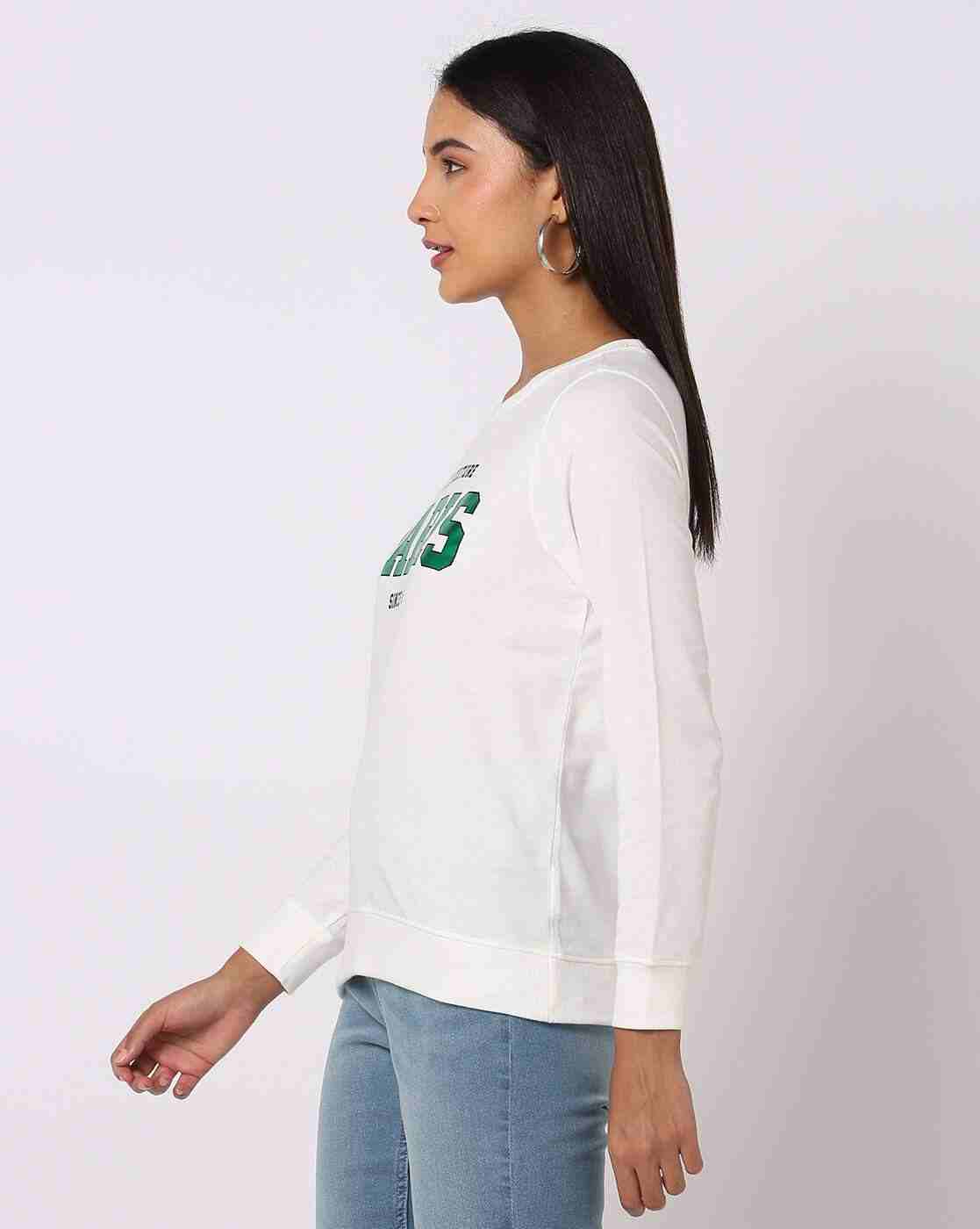 DNMX | Typographic Print Relaxed Fit Sweatshirt|2