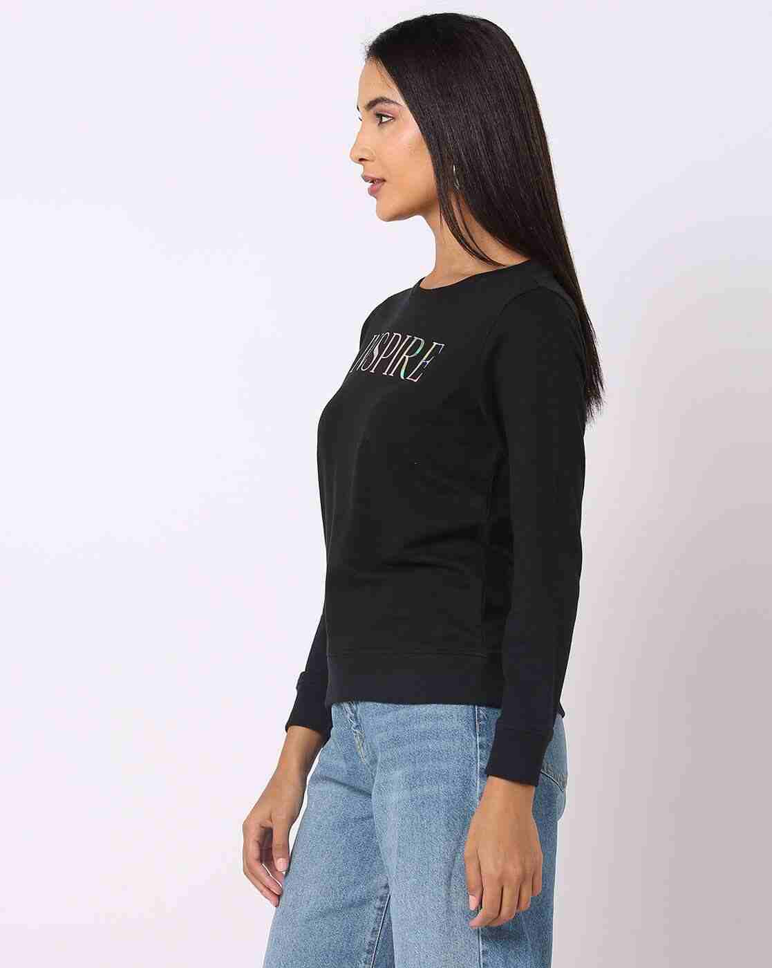 DNMX | Crew-Neck Sweatshirt with Placement Print|2