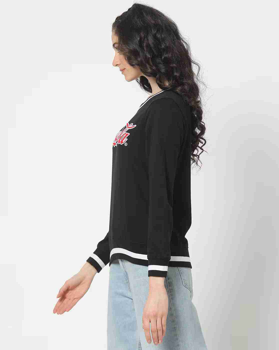 DNMX | Women Printed Relaxed Fit Sweatshirt|1