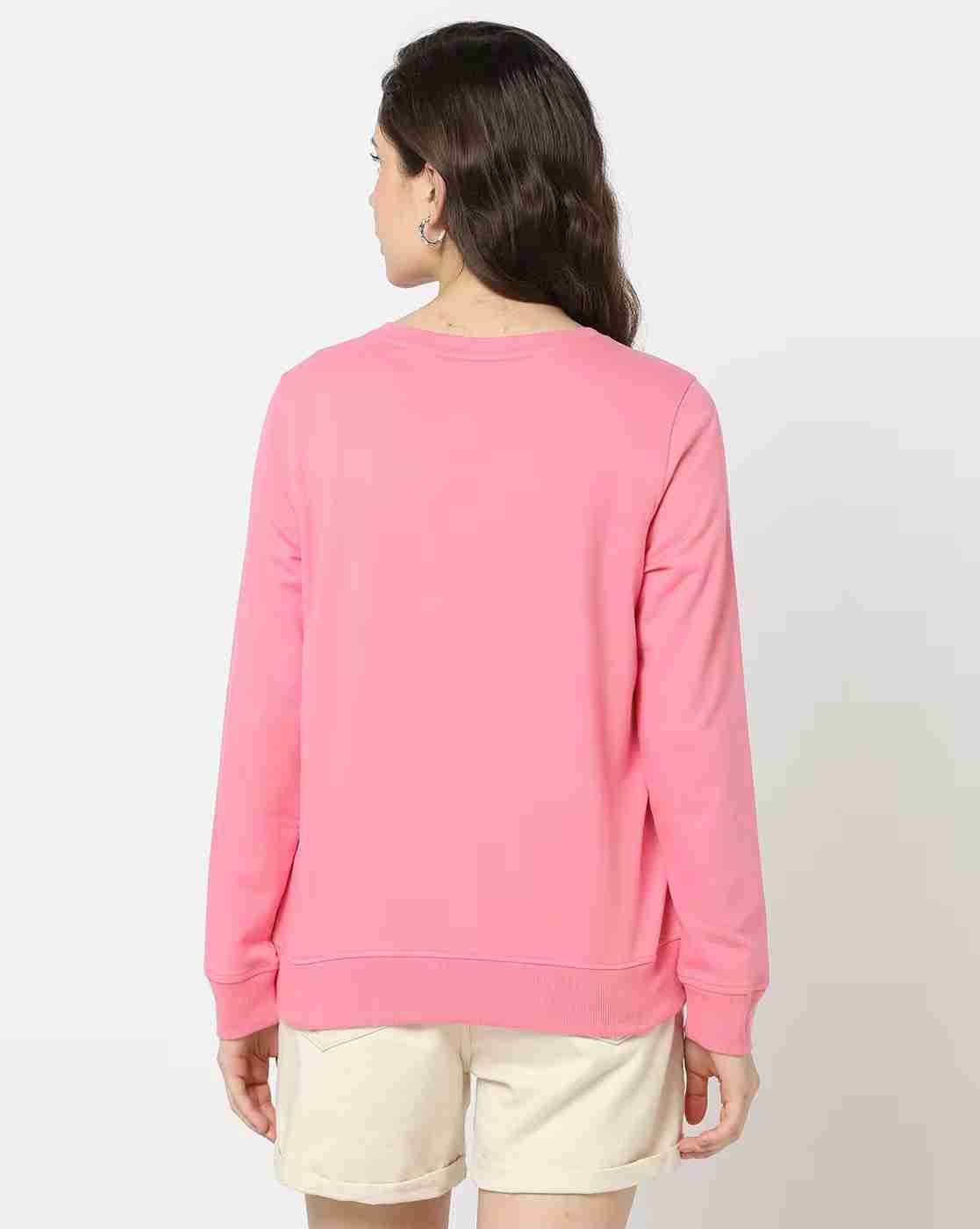 DNMX | Women Typographic Print Relaxed Fit Sweatshirt|3