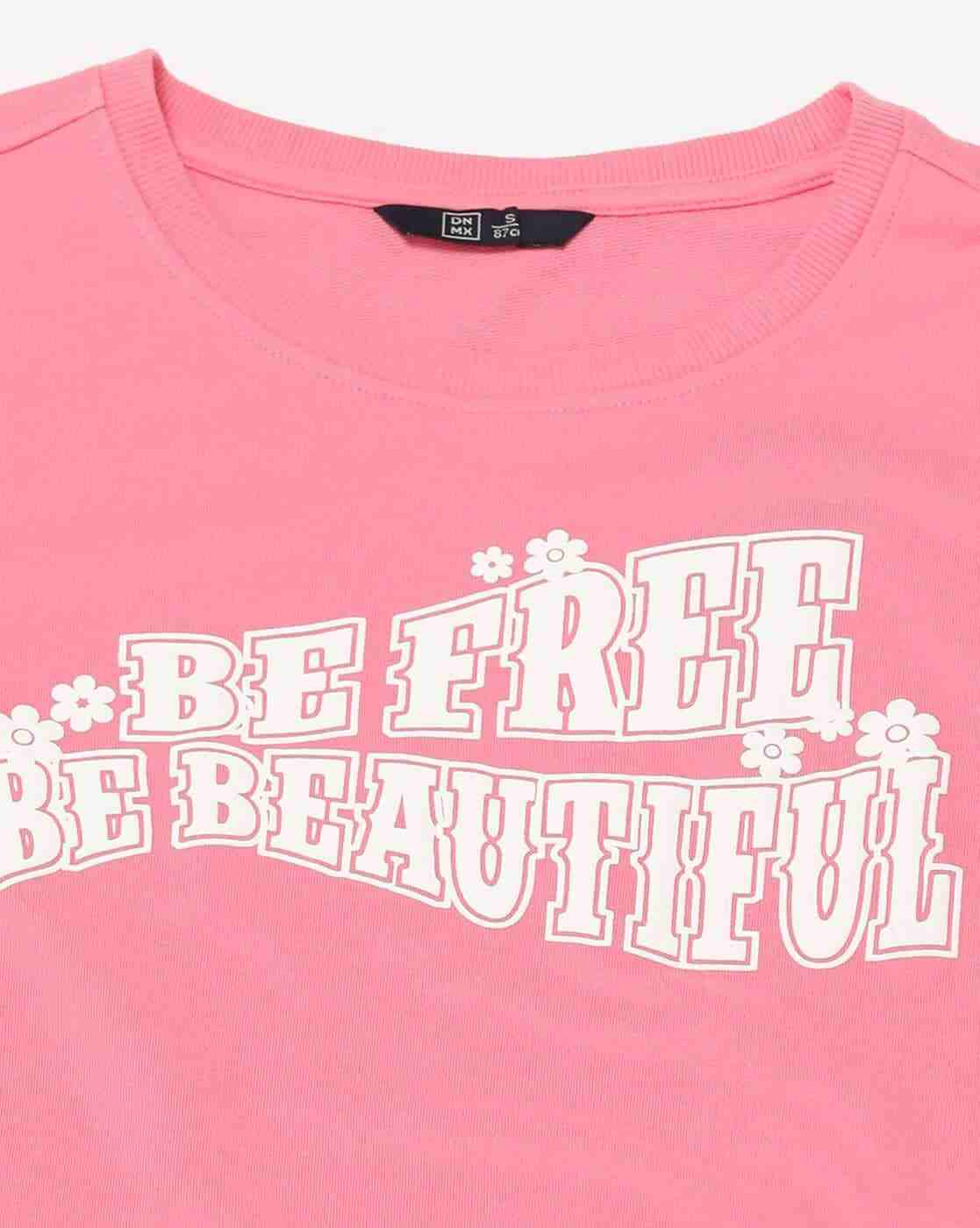 DNMX | Women Typographic Print Relaxed Fit Sweatshirt|5