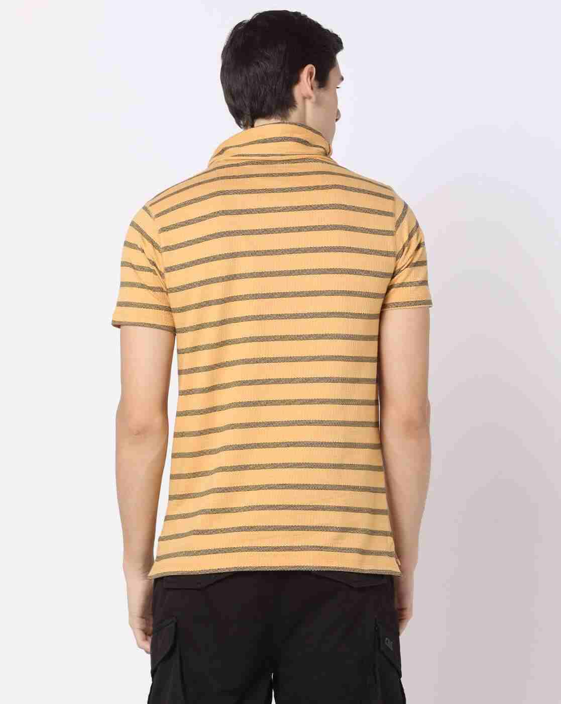 DNMX | Men Striped Slim Fit T-Shirt|2