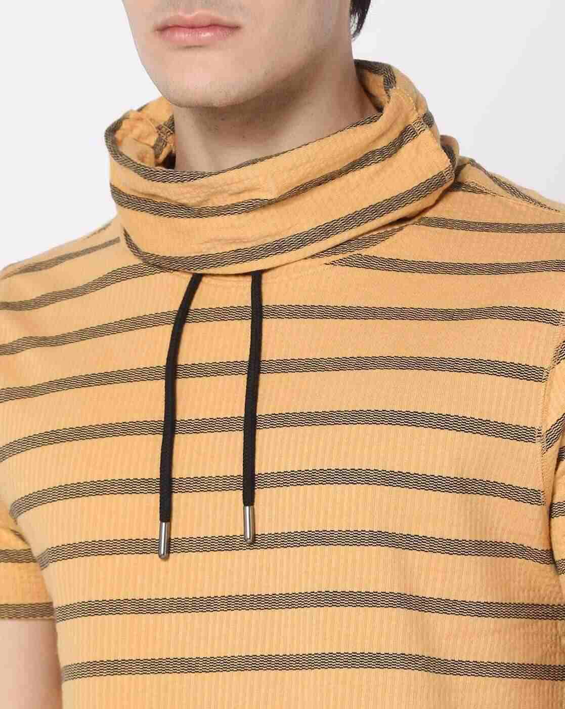 DNMX | Men Striped Slim Fit T-Shirt|3