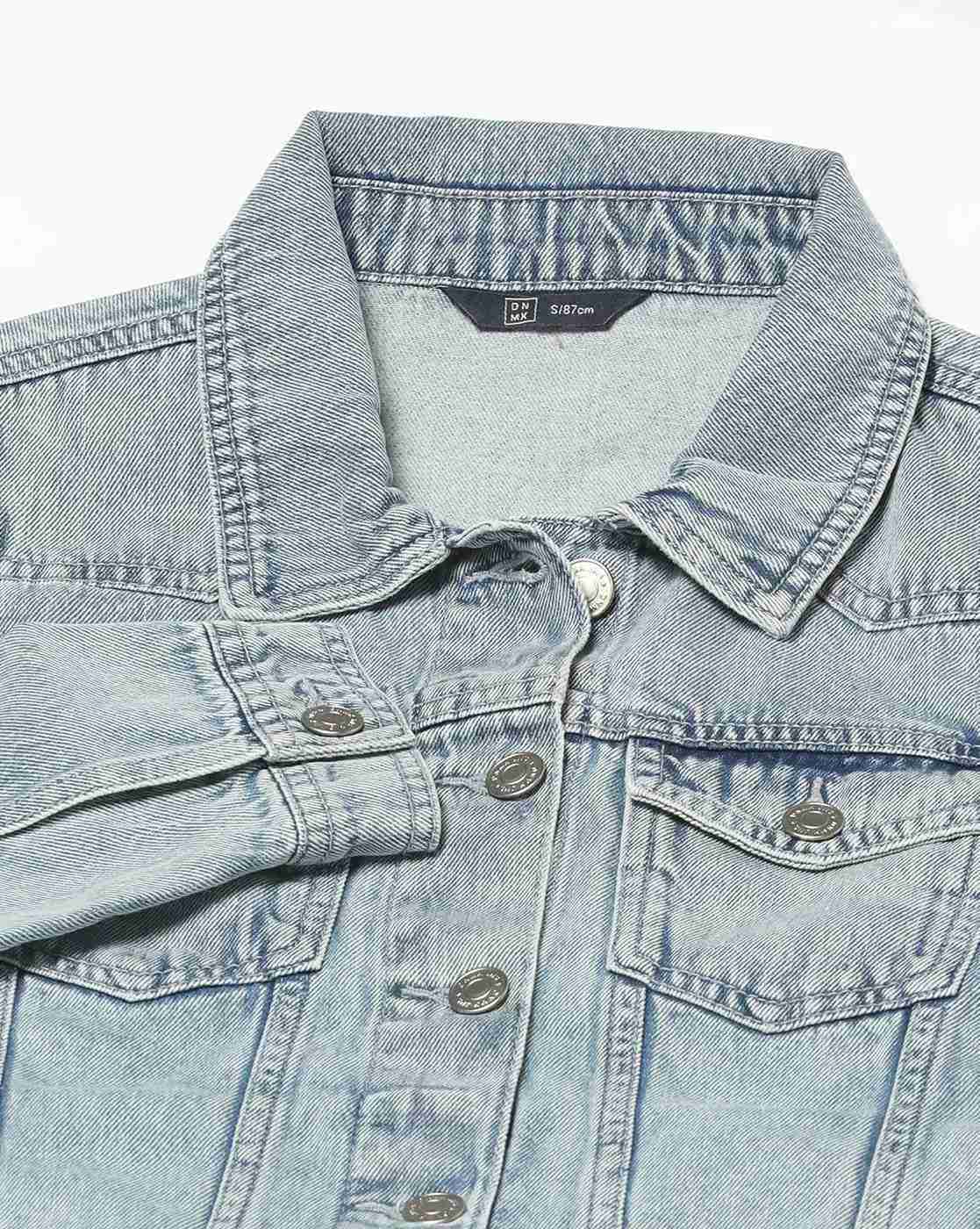 DNMX | Women Lightly Washed Relaxed Fit Jacket|4