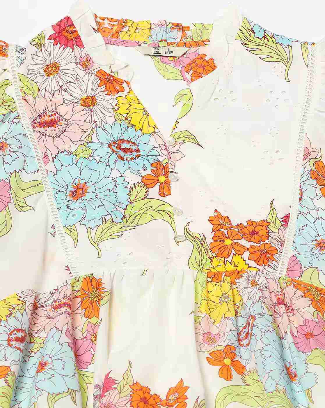 DNMX | Women Floral Print Fit & Flare Dress|5