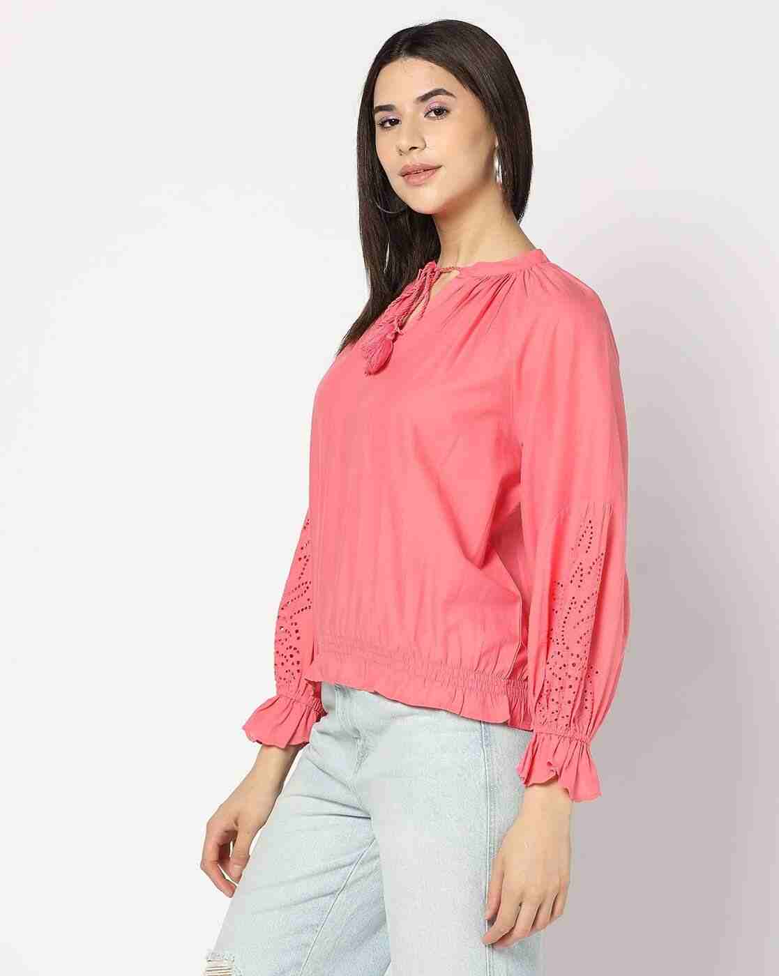 DNMX | Women Regular Fit Cotton Top|1