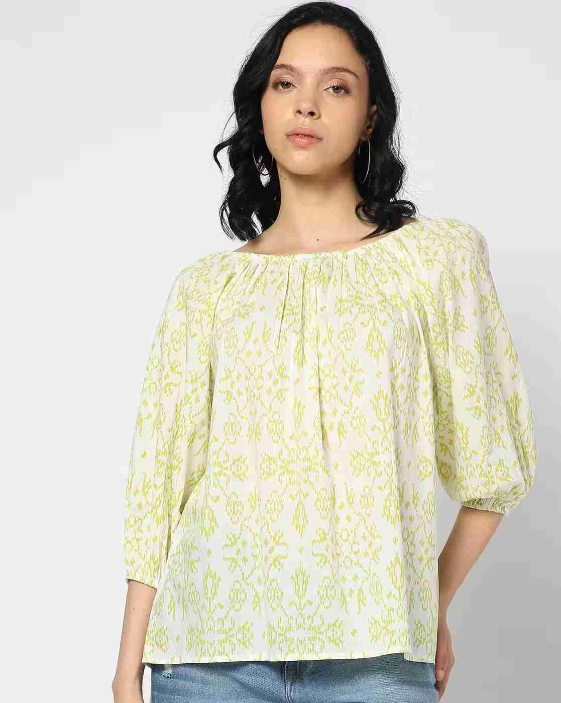 DNMX | Women Printed Regular Fit Top|0
