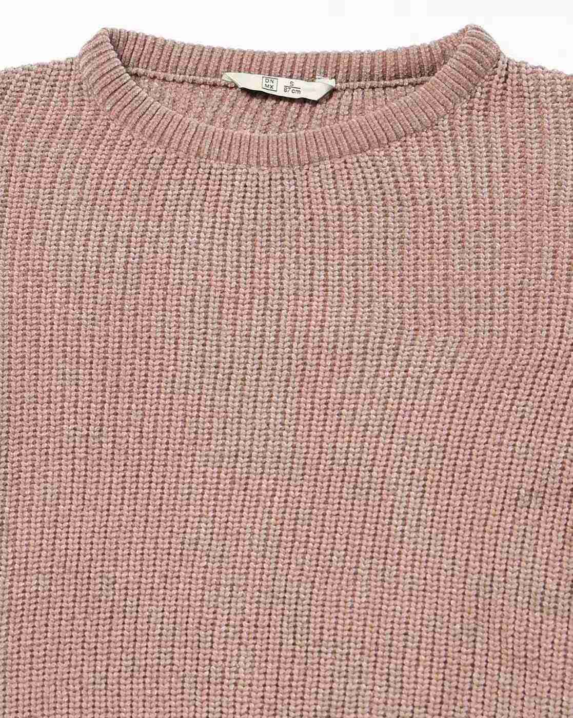 DNMX | Women Knitted Crew-Neck Sweater|4