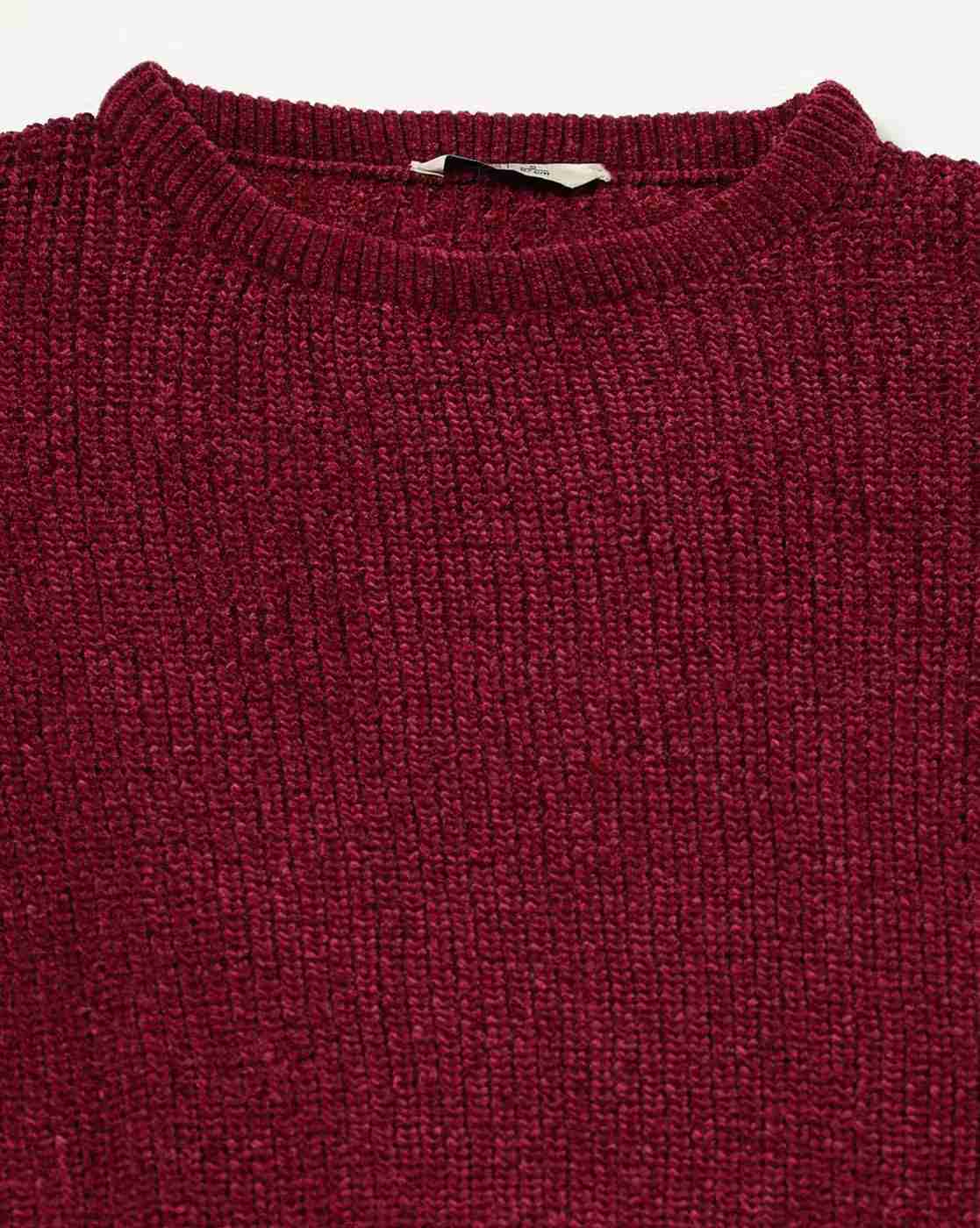 DNMX | Women Knitted Crew-Neck Sweater|4