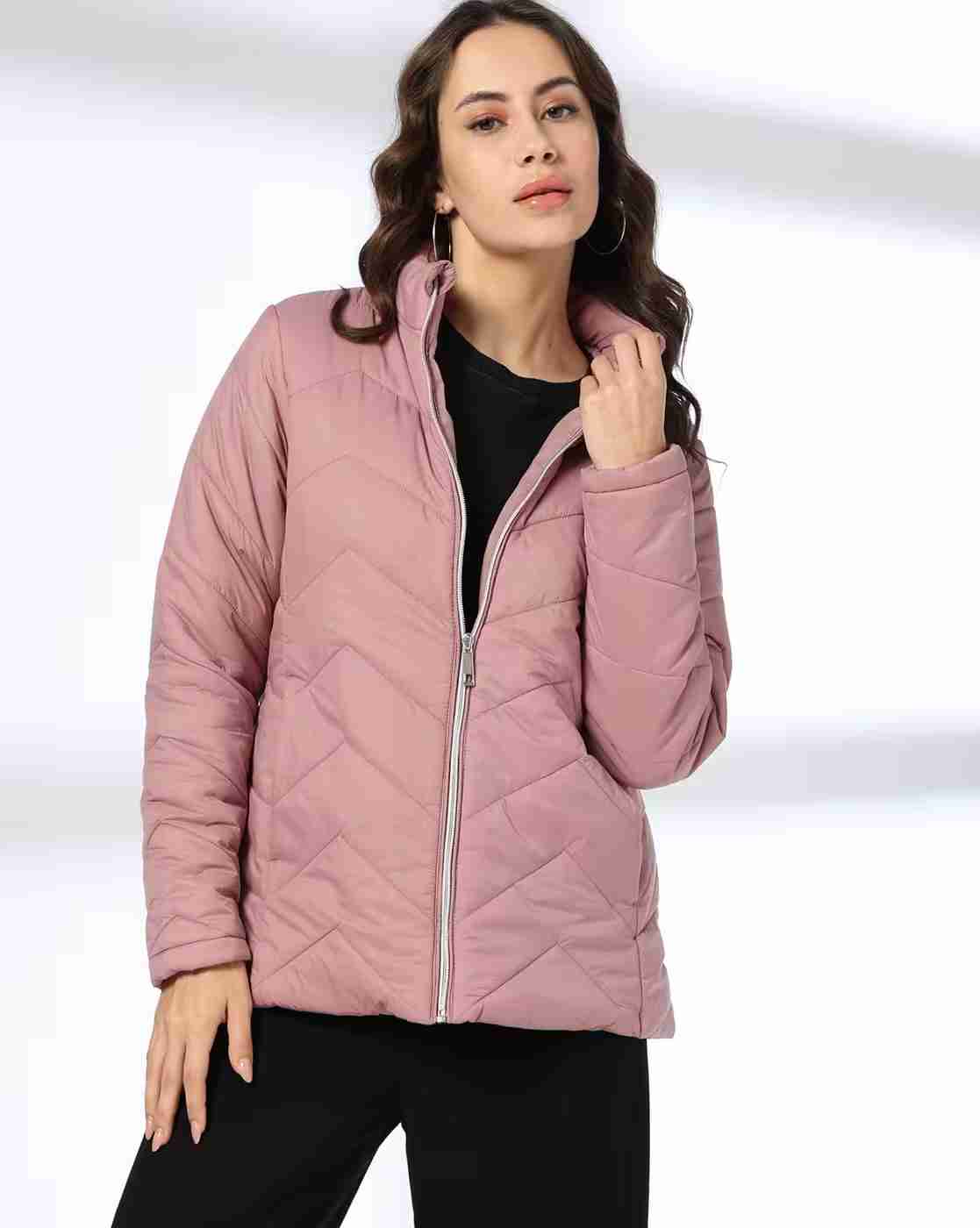 DNMX | Women Quilted Regular Fit Puffer Jacket|0