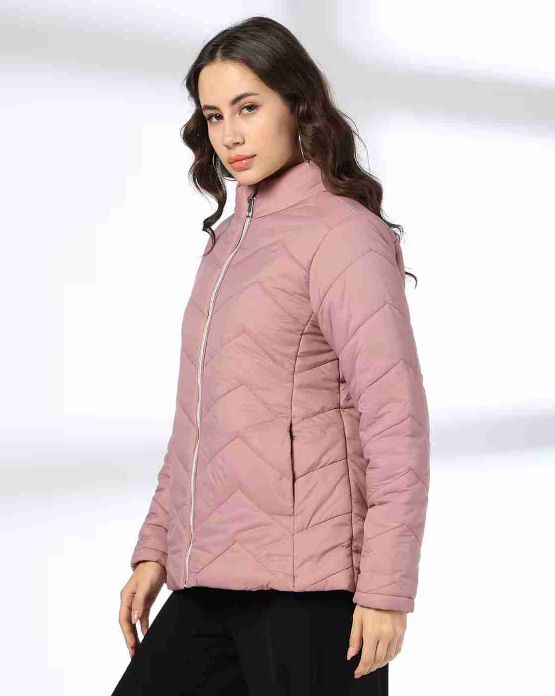 DNMX | Women Quilted Regular Fit Puffer Jacket|1