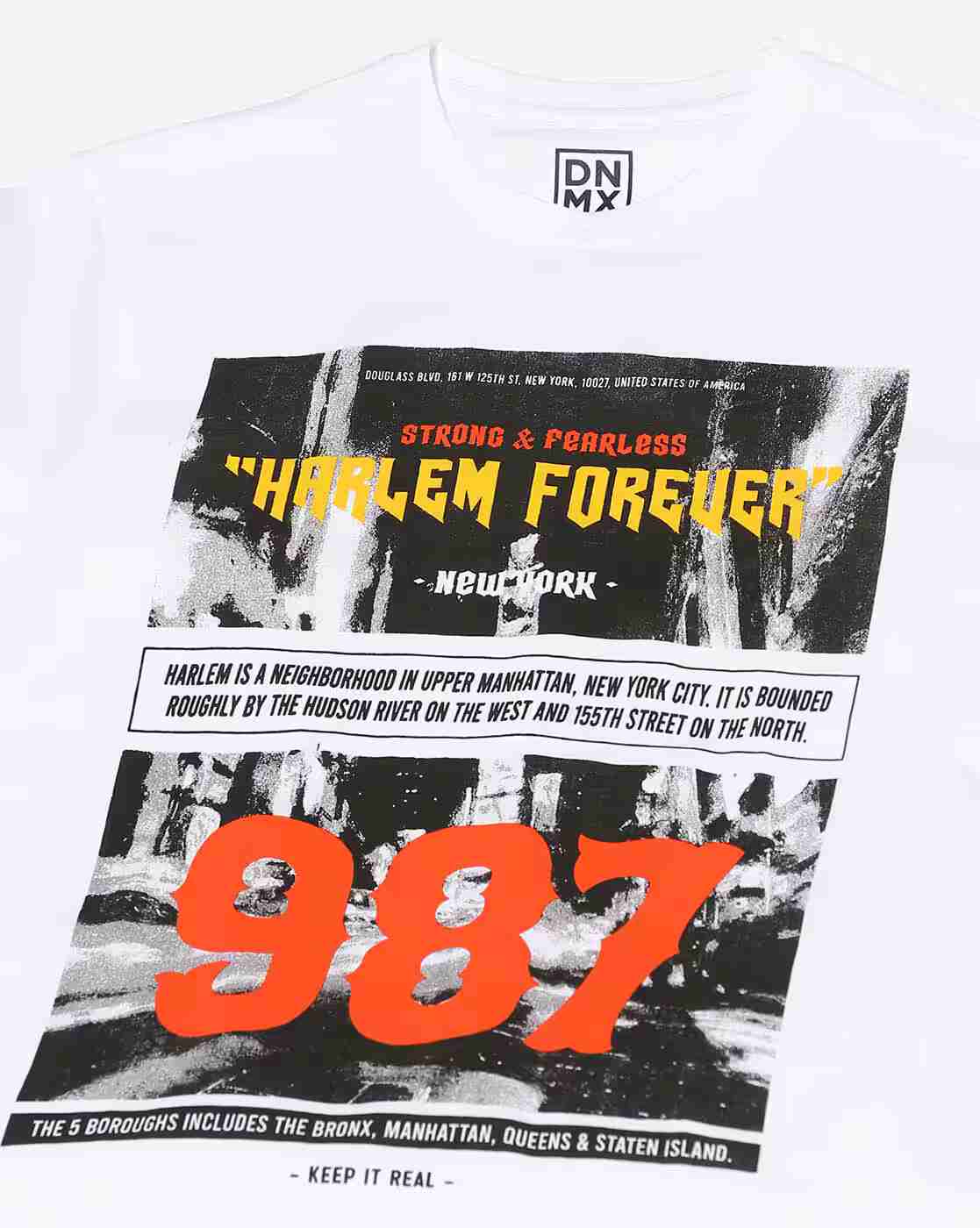 DNMX | Men Graphic Print Slim Fit Cotton Crew-Neck T-Shirt|5