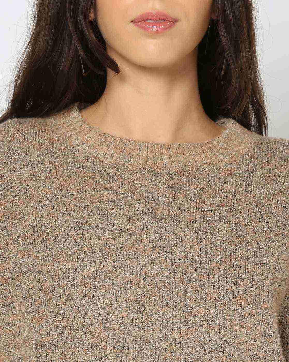 DNMX | Women Boxy Fit Crew-Neck Pullover|3