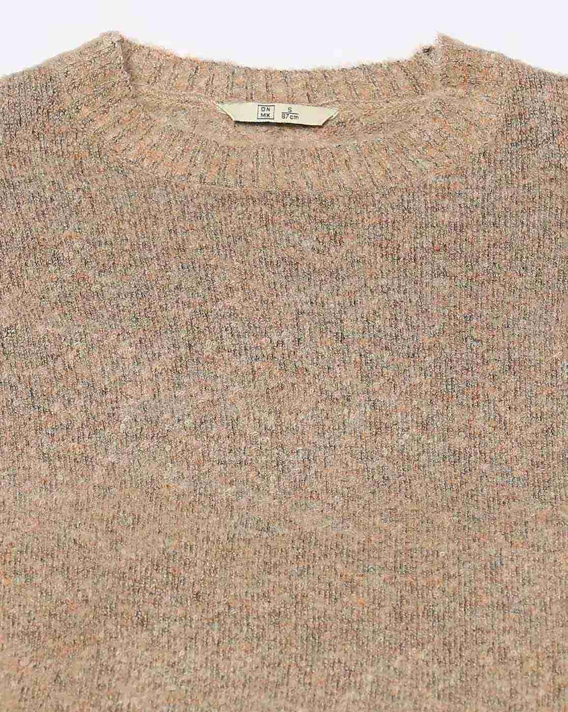 DNMX | Women Boxy Fit Crew-Neck Pullover|4