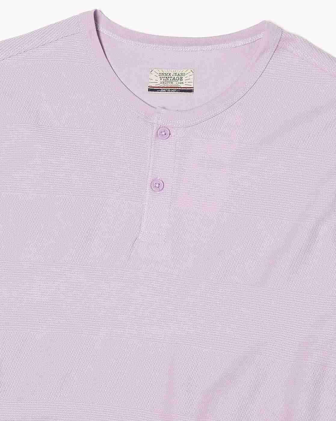 DNMX | Men Regular Fit Henley T-Shirt|4