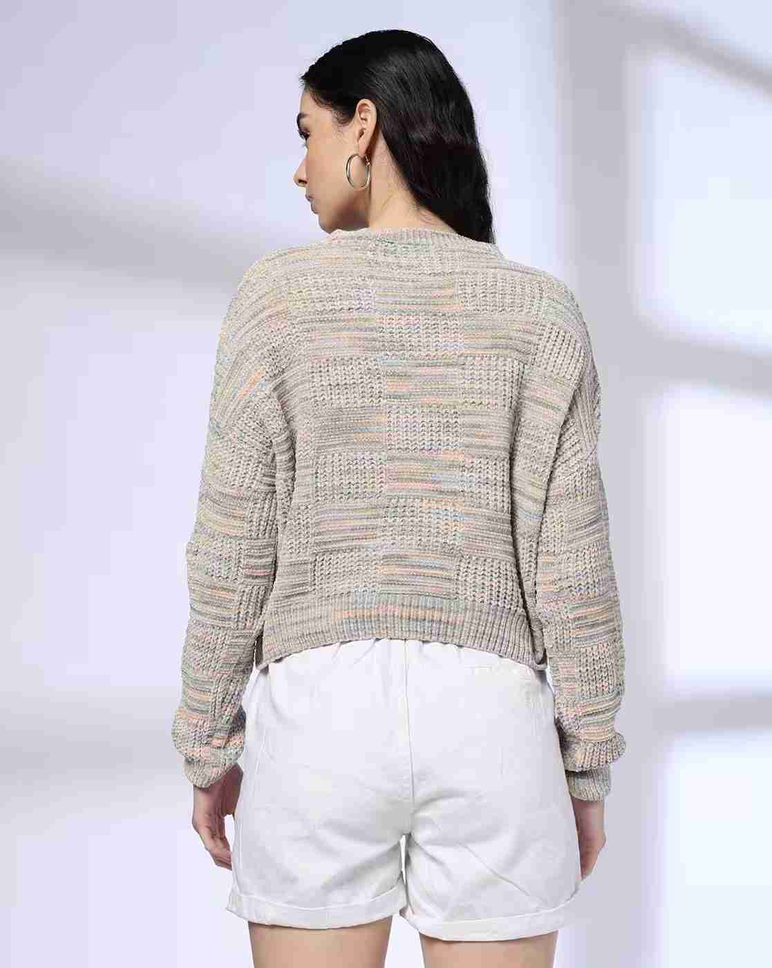 DNMX | Women Knitted Regular Fit Sweater|2