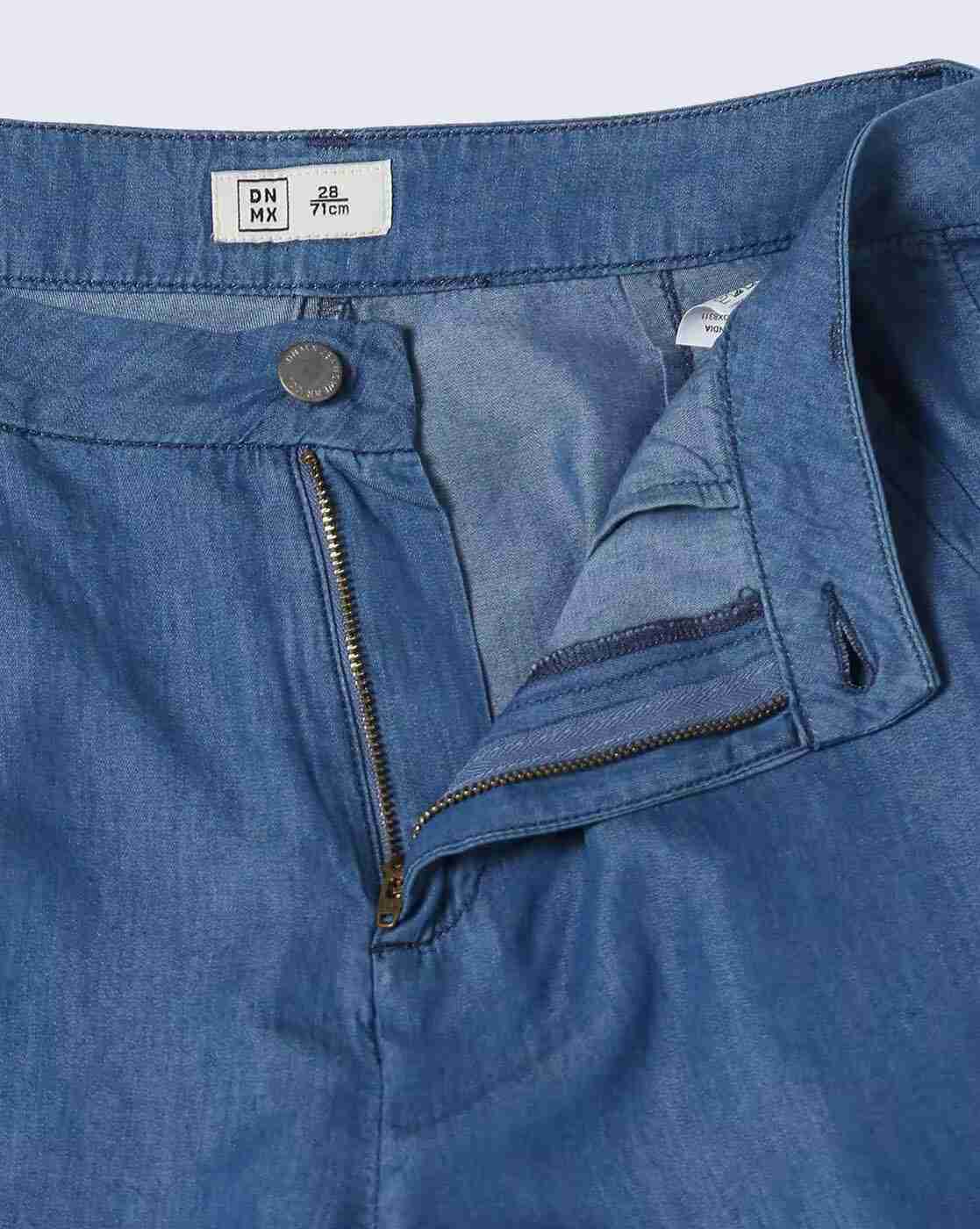 DNMX | Women Wide-Leg Flat-Front Trousers|4