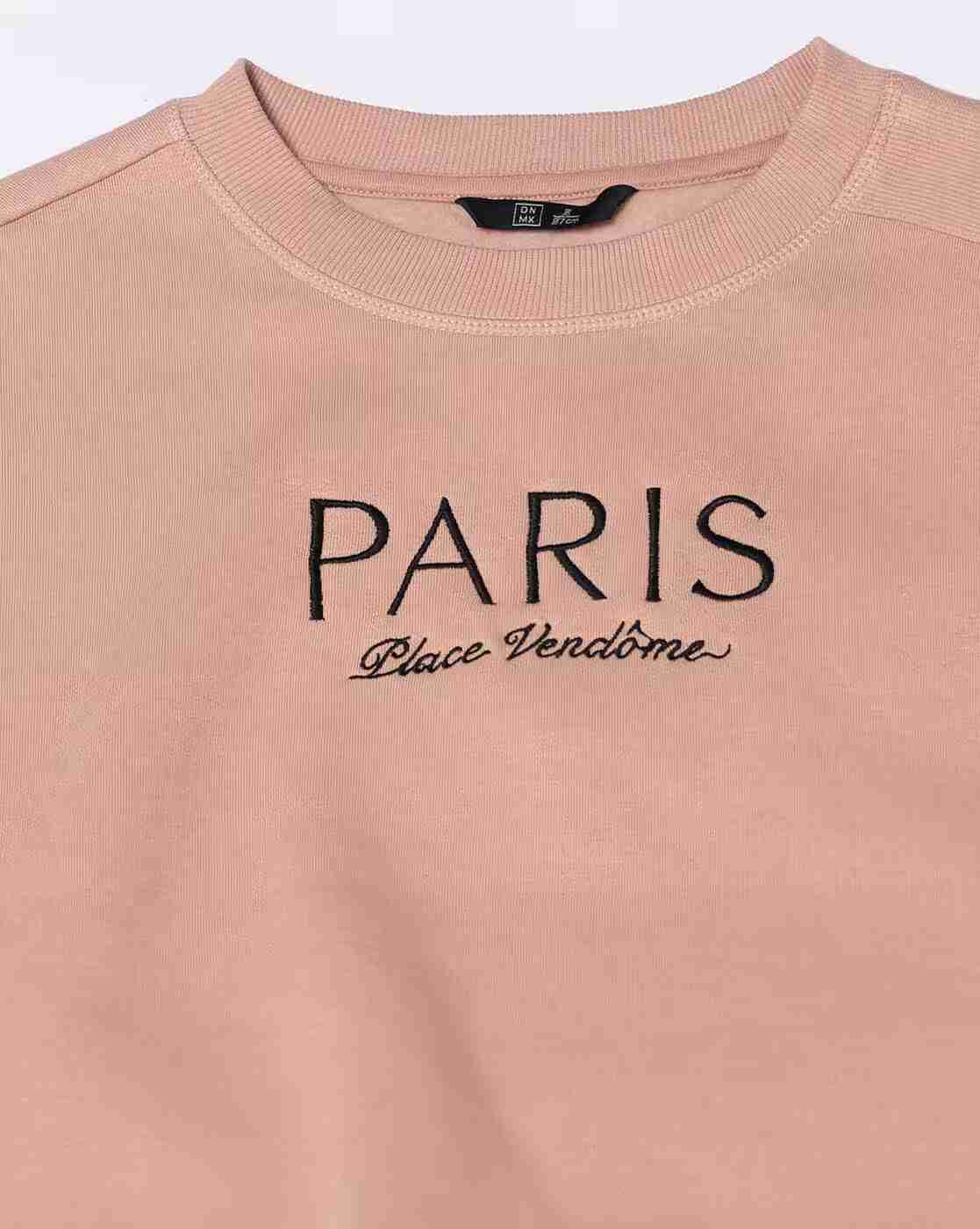 DNMX | Women Typographic Print Regular Fit Sweatshirt|4