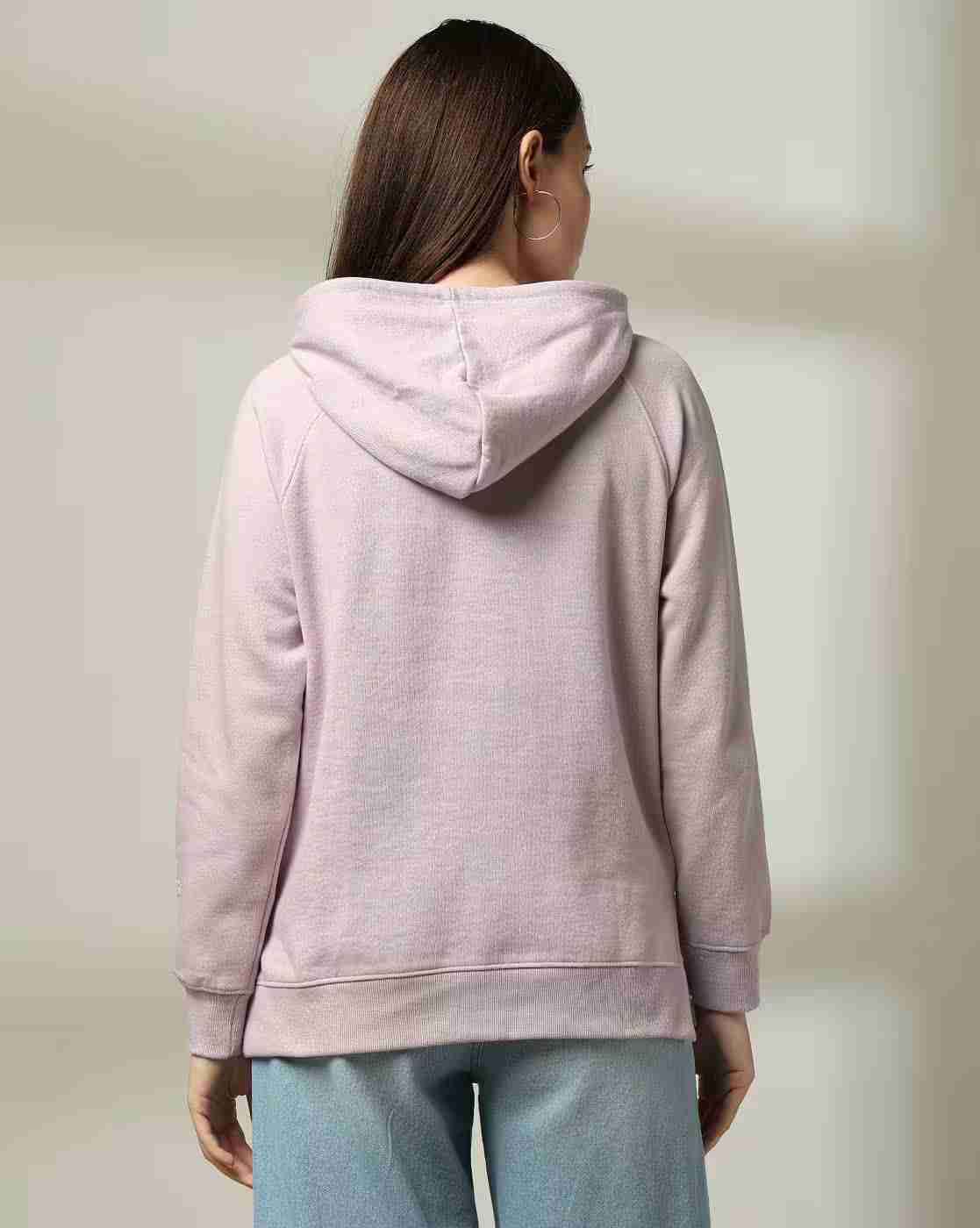 DNMX | Women Typographic Print Regular Fit Hoodie|2